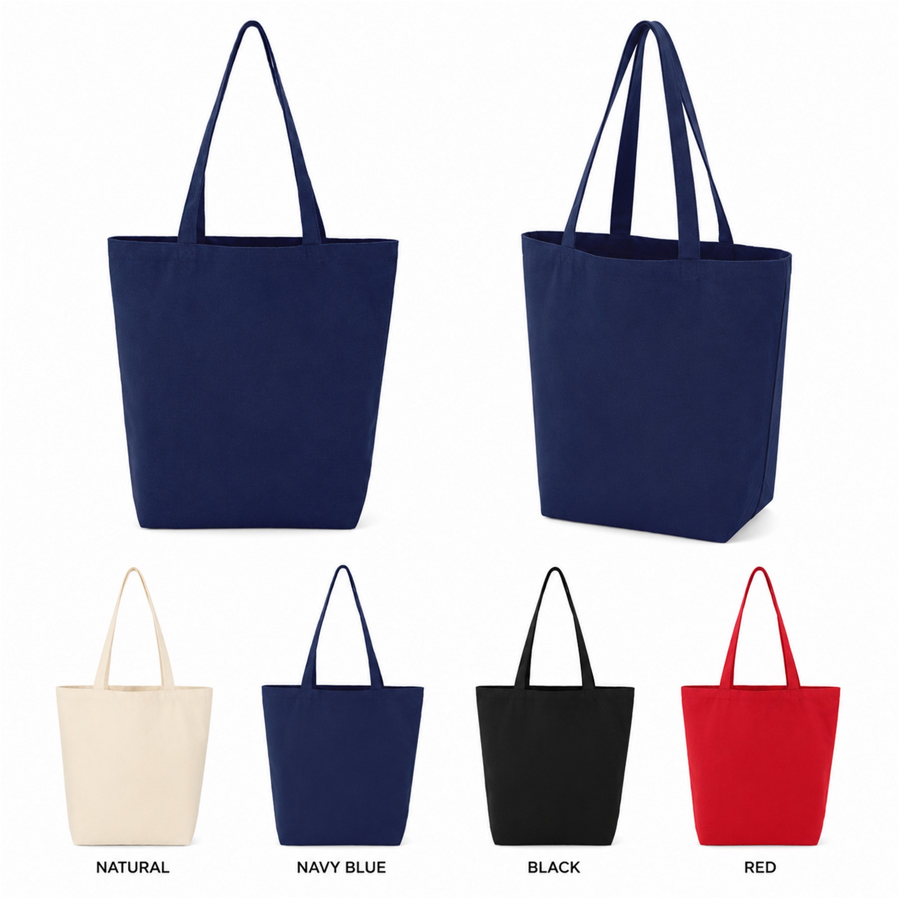 Cotton Carry Handles Tote Bag