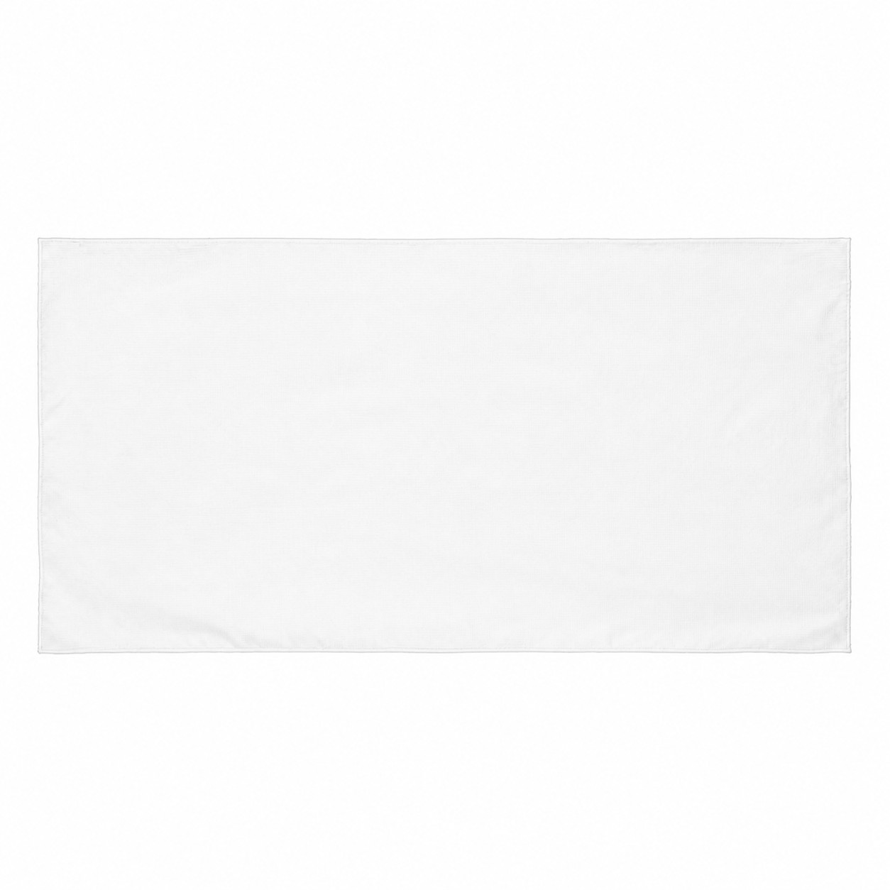 Waffle Weave Beach Towel — White