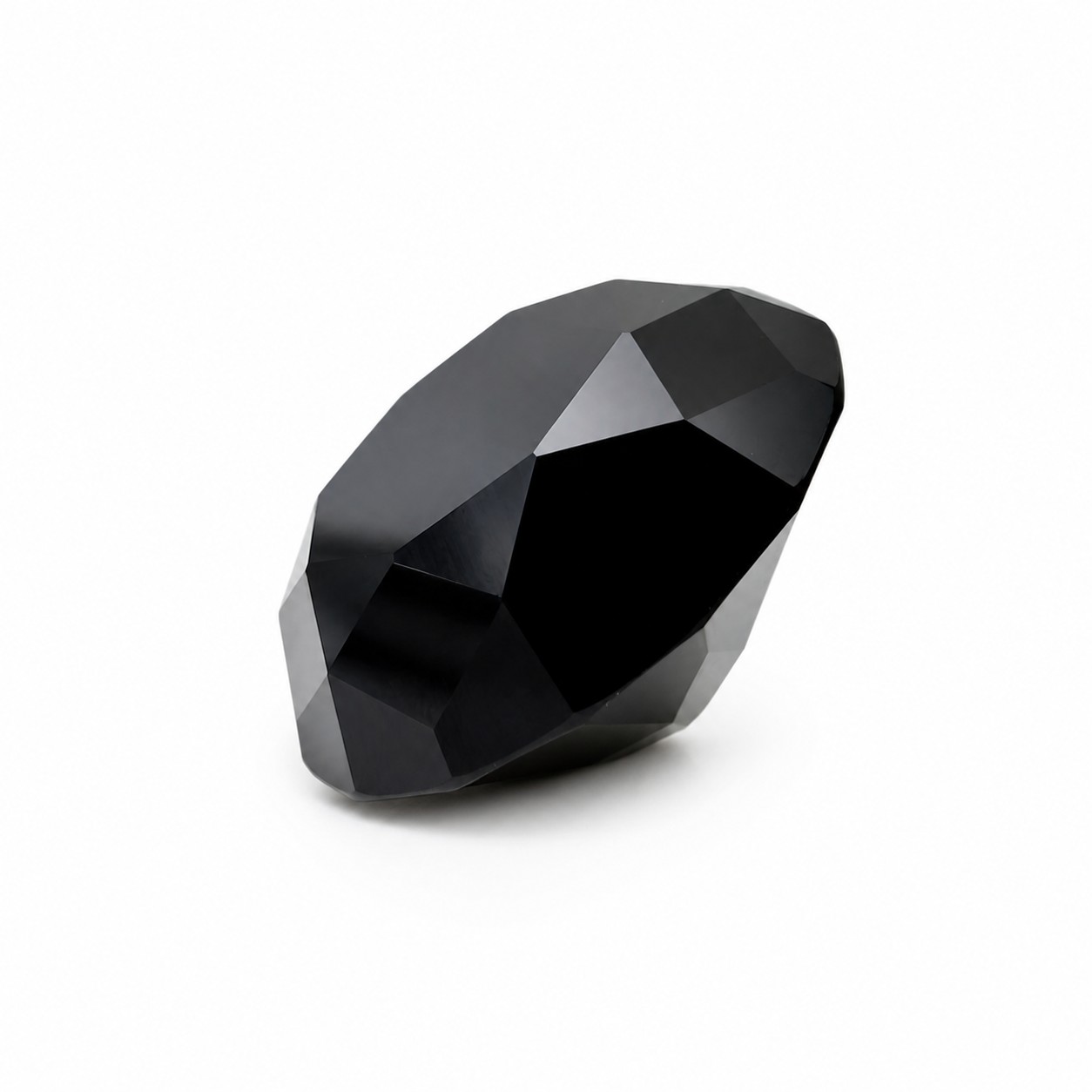Faceted K9 Crystal Diamond Ornament — view 2