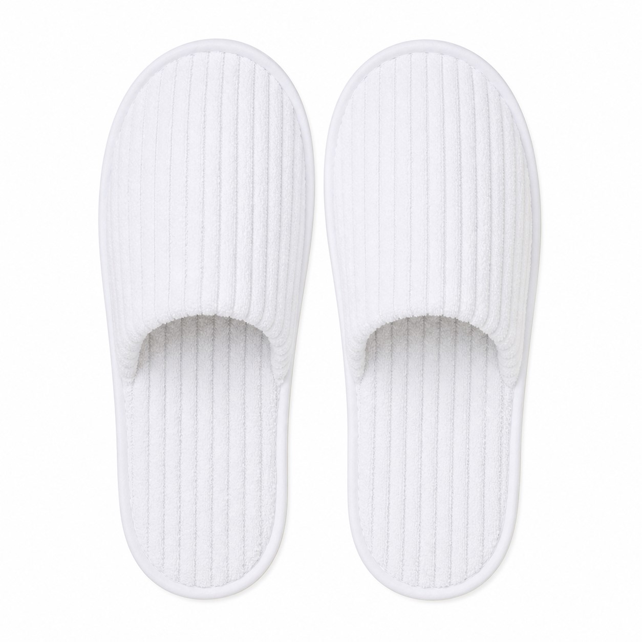 Coral Velvet Hotel Slippers With EVA Sole — view 2