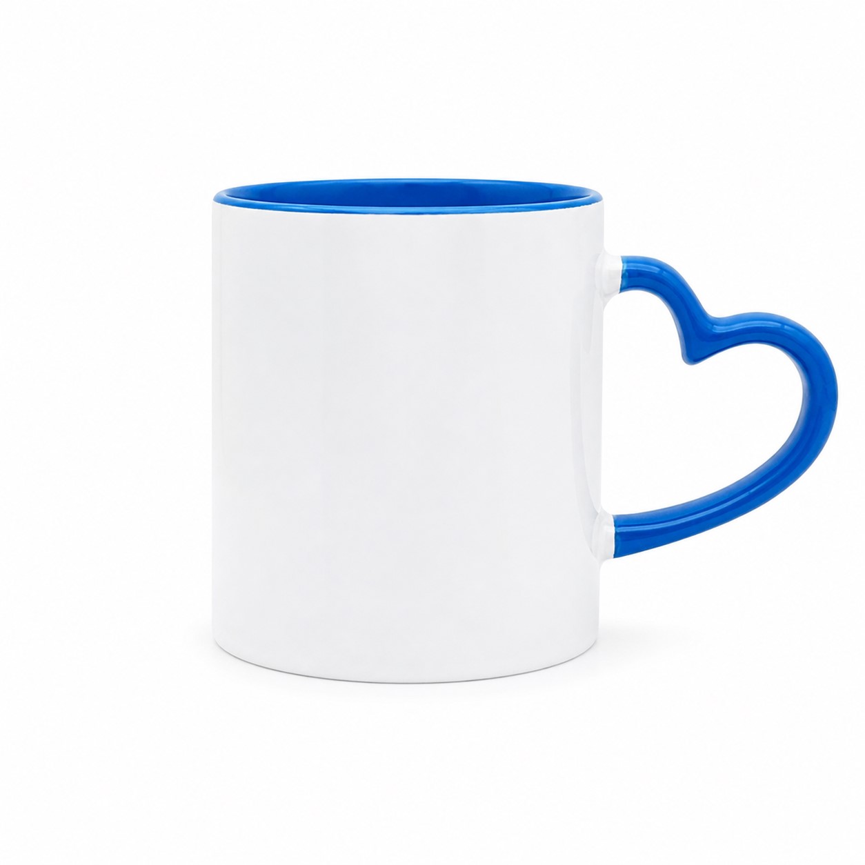 Heart Handle 11 Oz Ceramic Coffee Mug — view 2