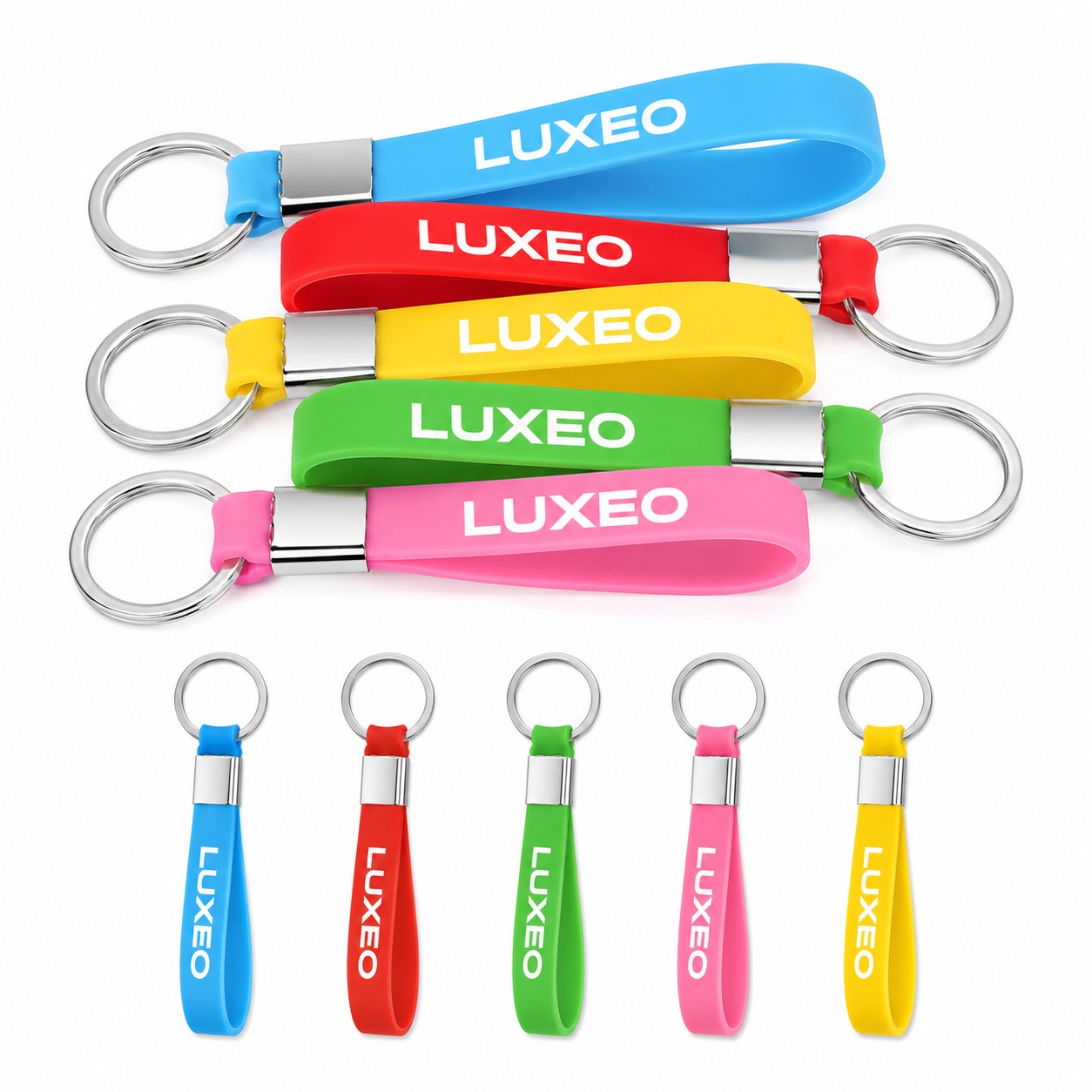 Silicone Wristband Key Ring