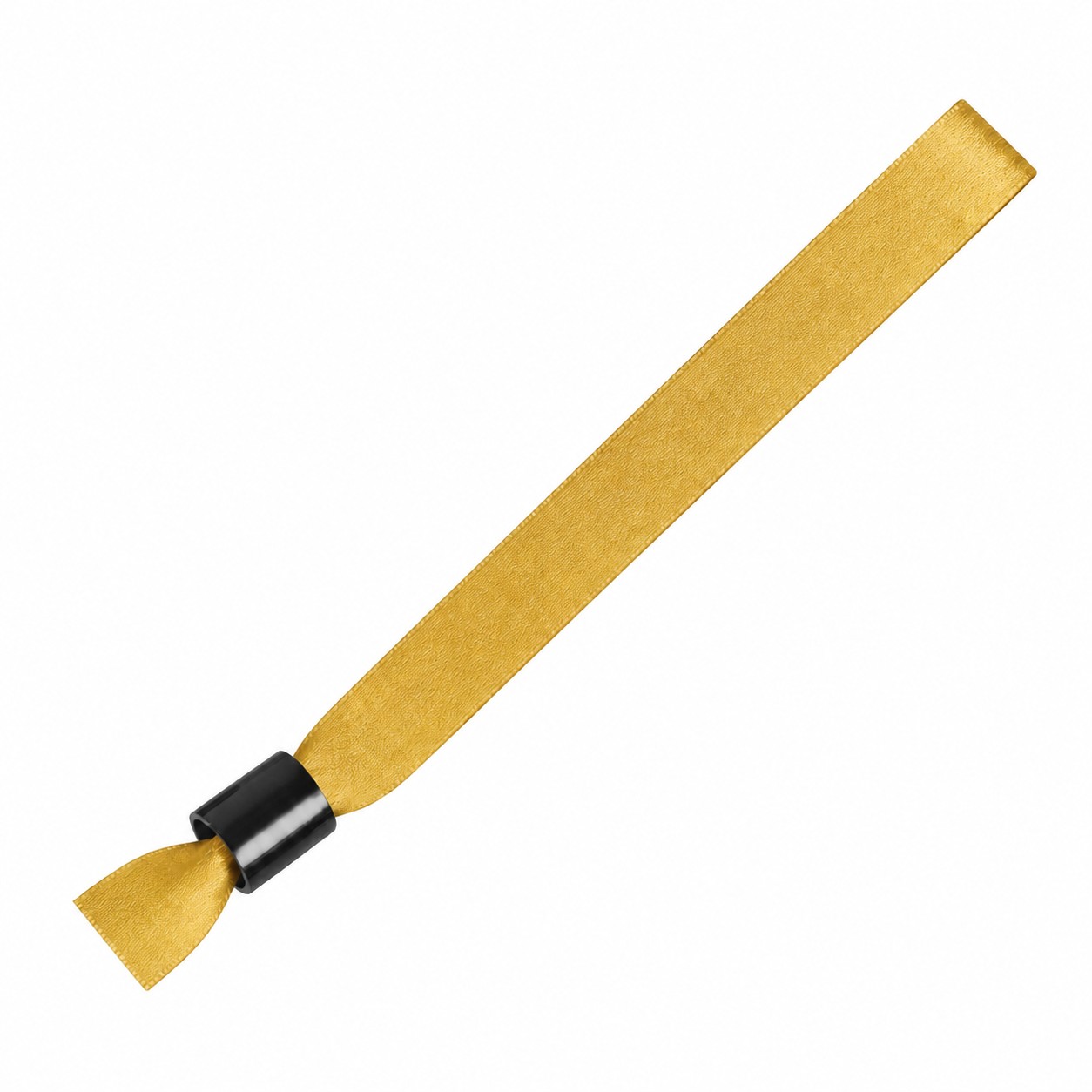 Polyester Locking Event Wristband — Gold