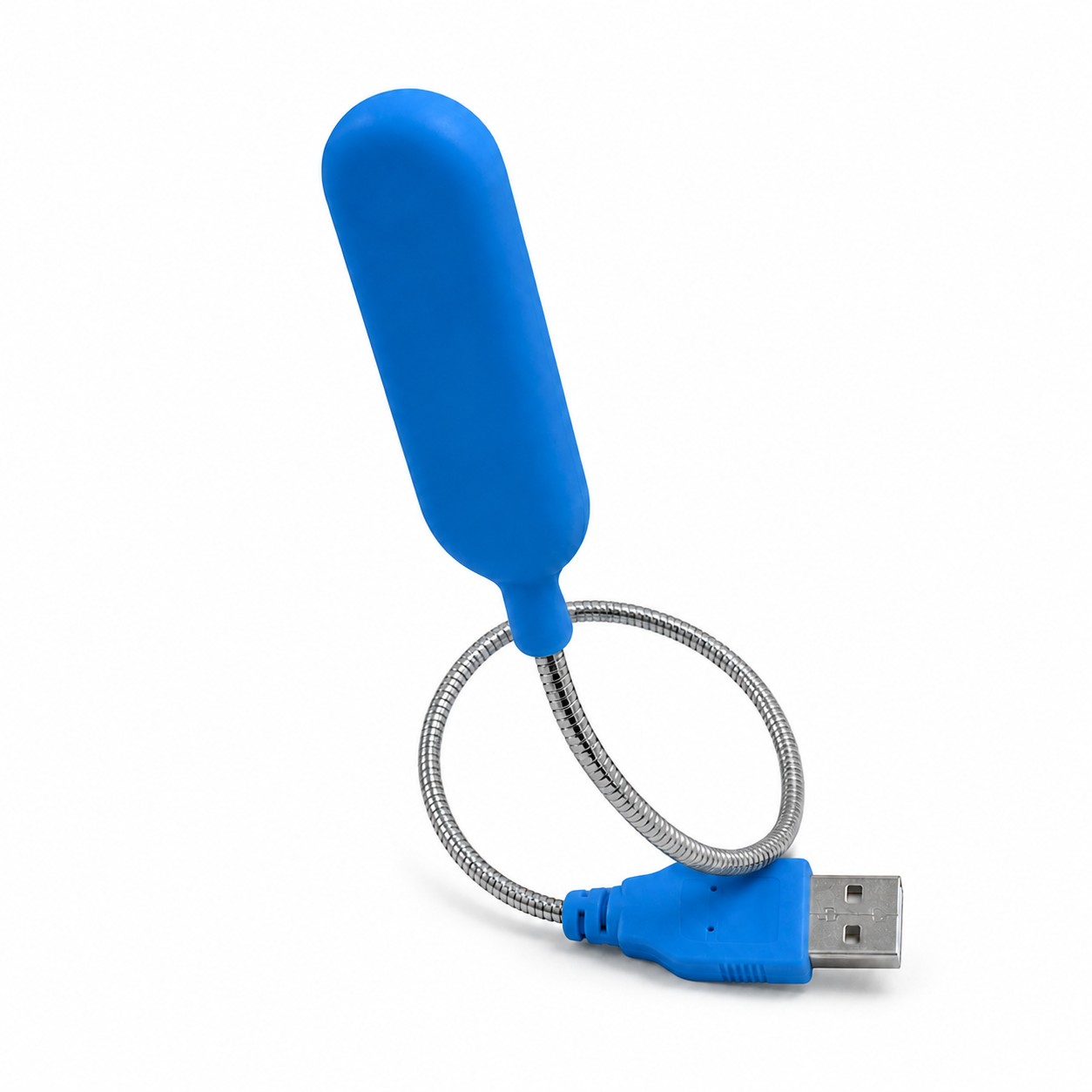 Bendable Laptop Task Light — Blue