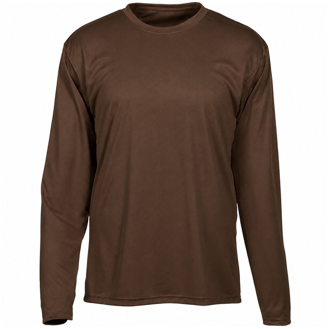 Recycled Polyester Cooling Tee — Brown