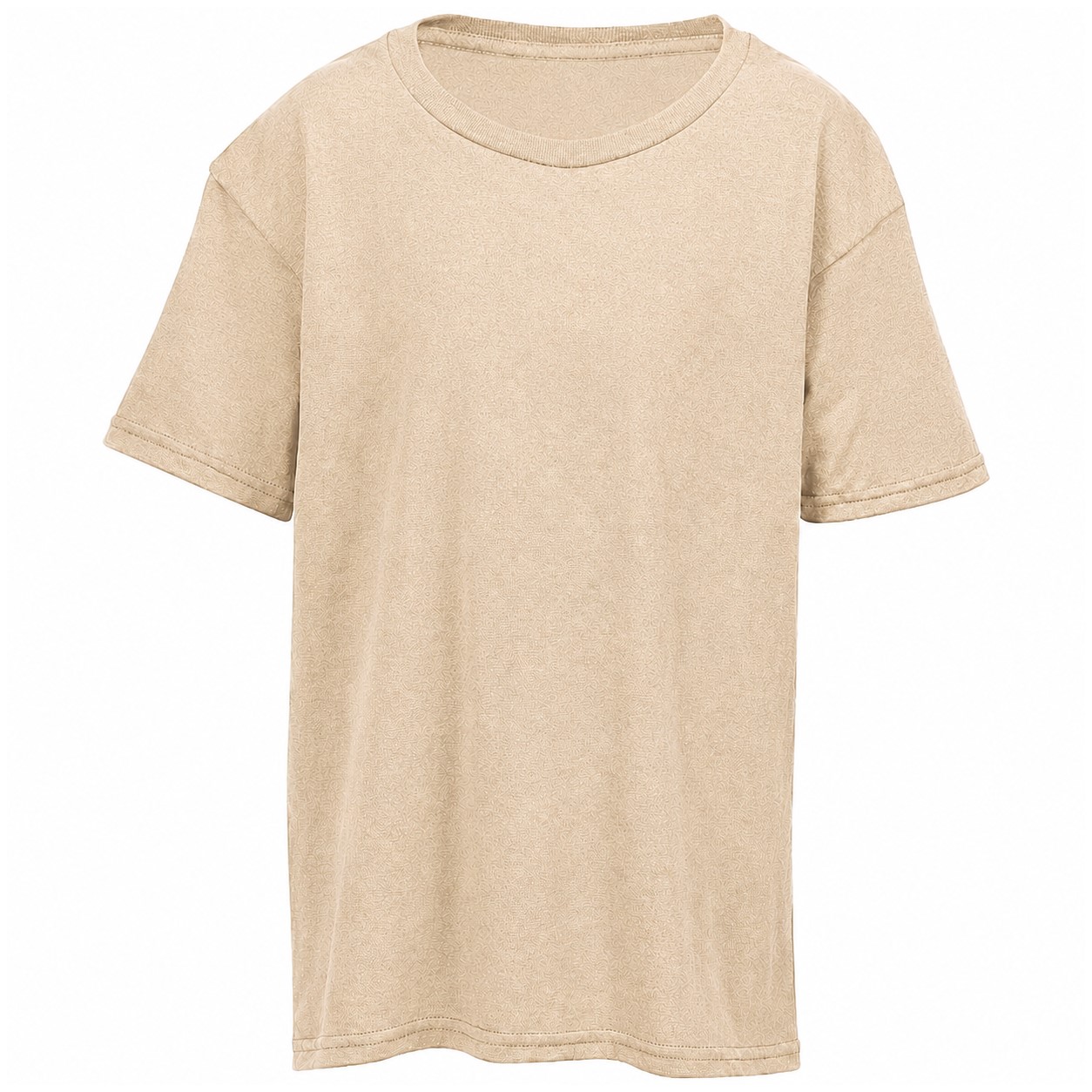 Youth Cotton Jersey Shirt — Tan Beige