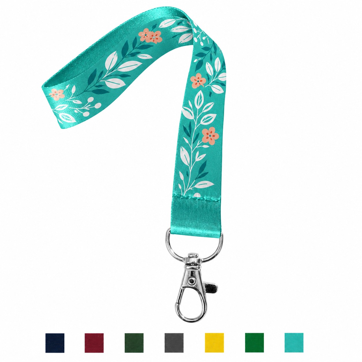 Reinforced Polyester Wrist Keychain Lanyard