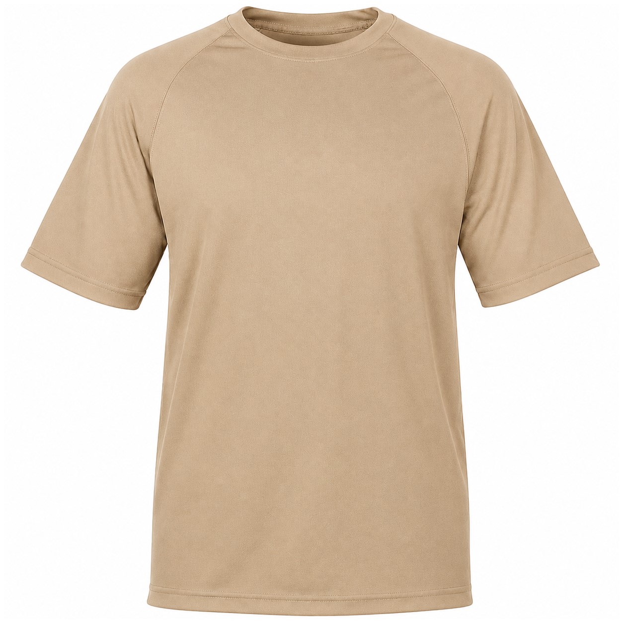 Ladies Recycled Polyester Half Zip Pullover — Tan Beige