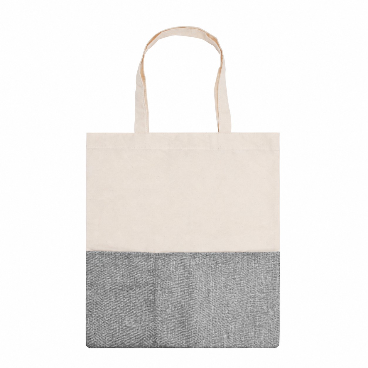 Cotton Tote Bag — Gray