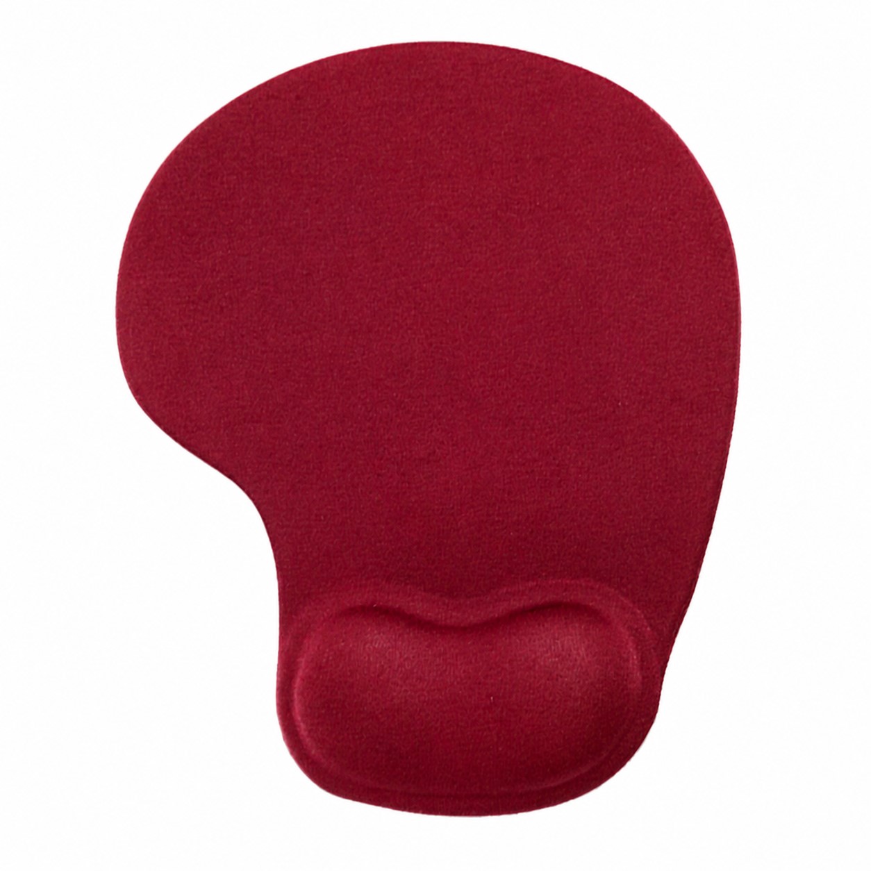 9" Gel Wrist Mouse Pad — Maroon Red