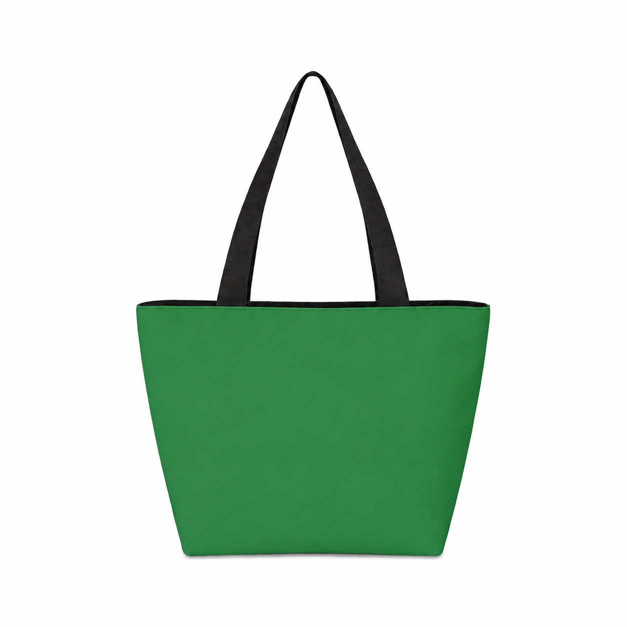 Polyester Everyday Carry Bag With Zipper — Green