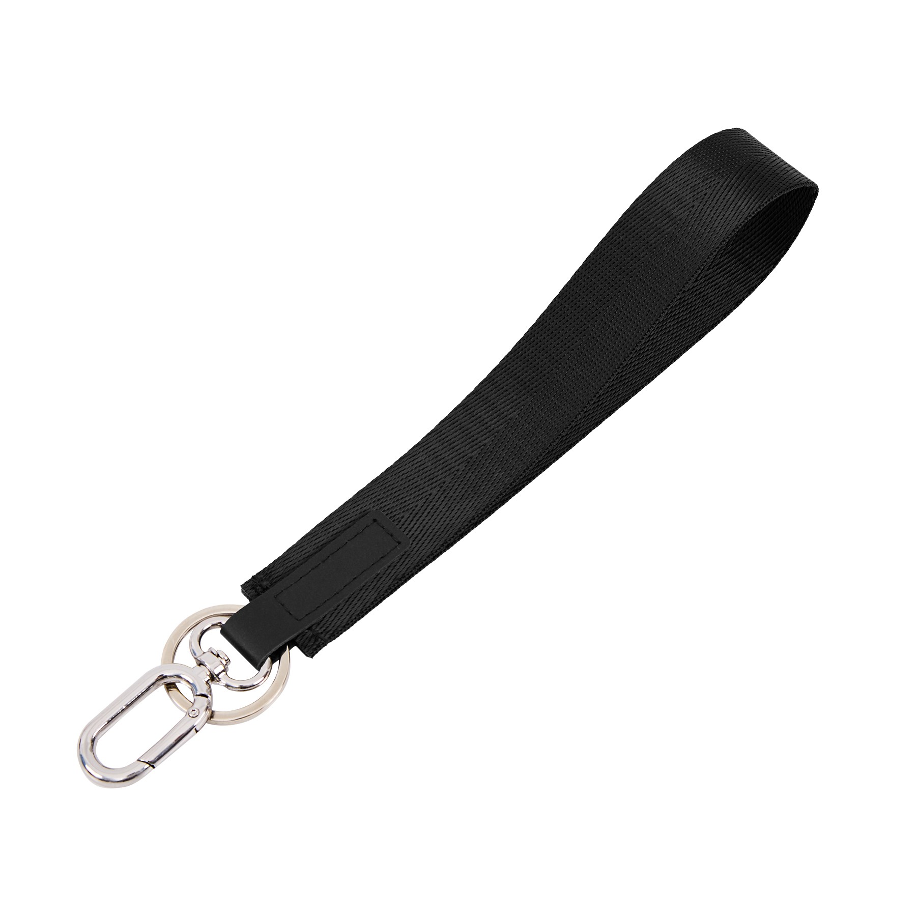 Woven Nylon Wrist Keychain Lanyard — view 2