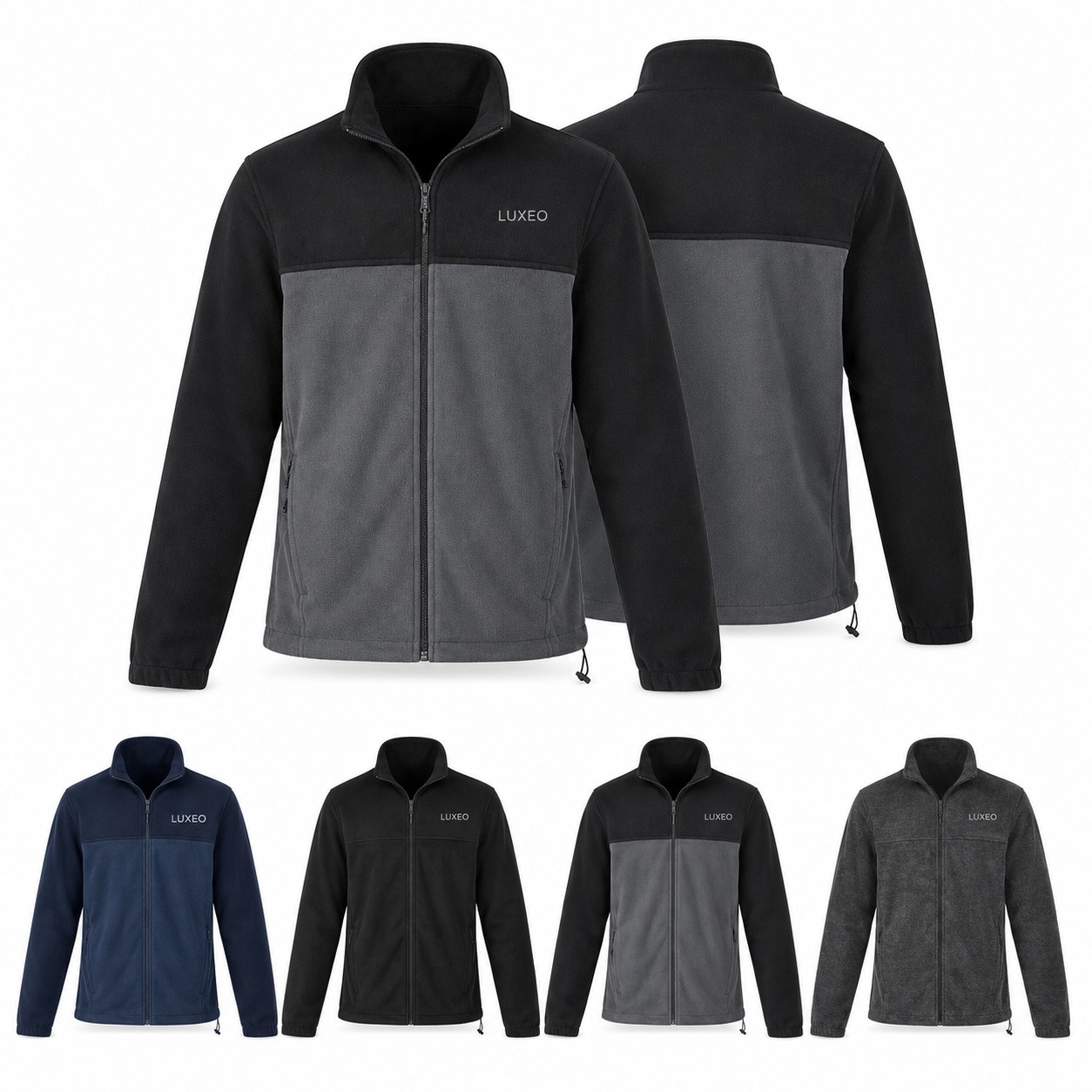 Polyester Full Zip Fleece Jacket