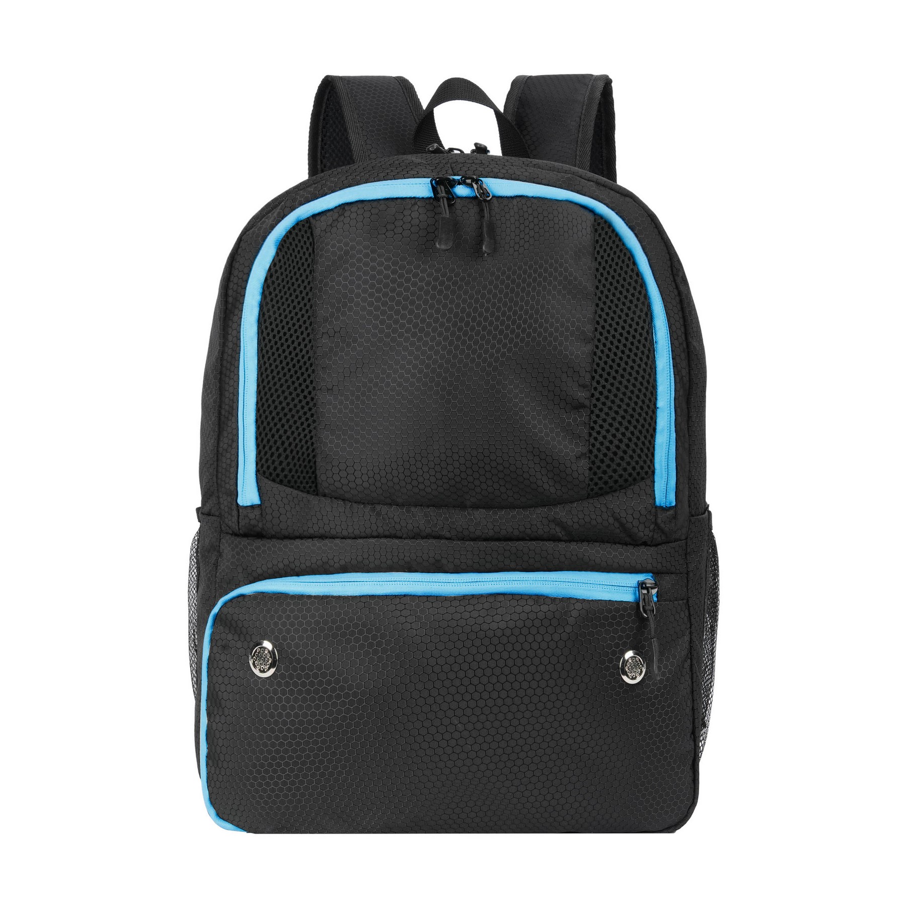 420D Polyester Black Backpack — view 2
