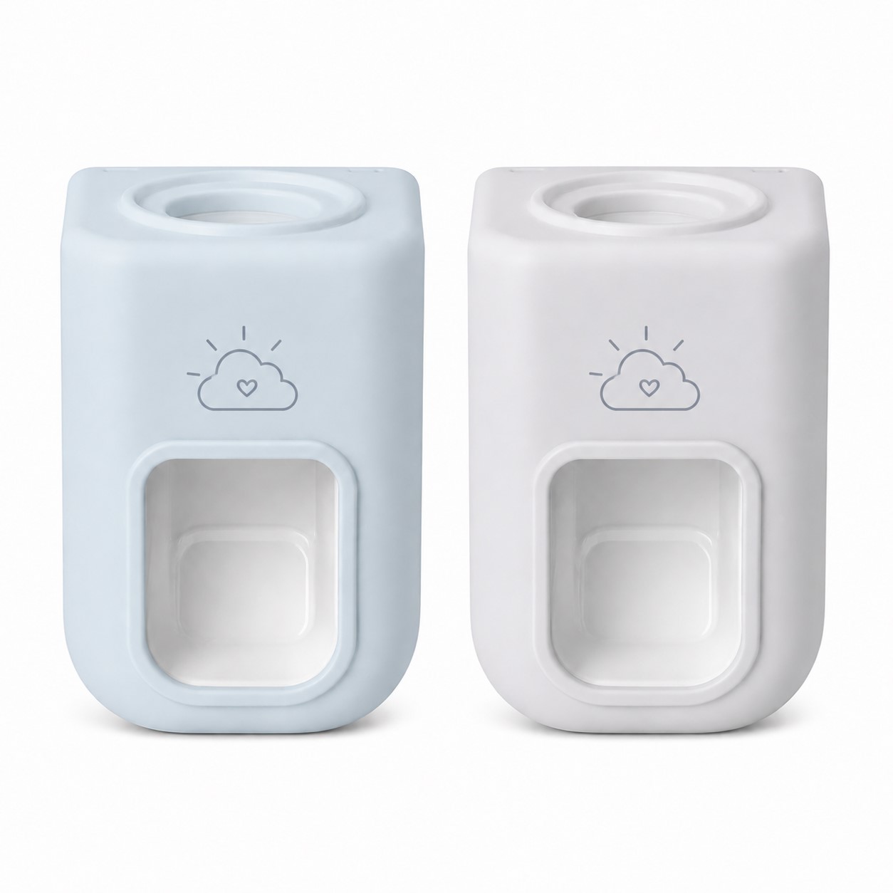 Compact ABS Wall Mounted Toothpaste Dispenser