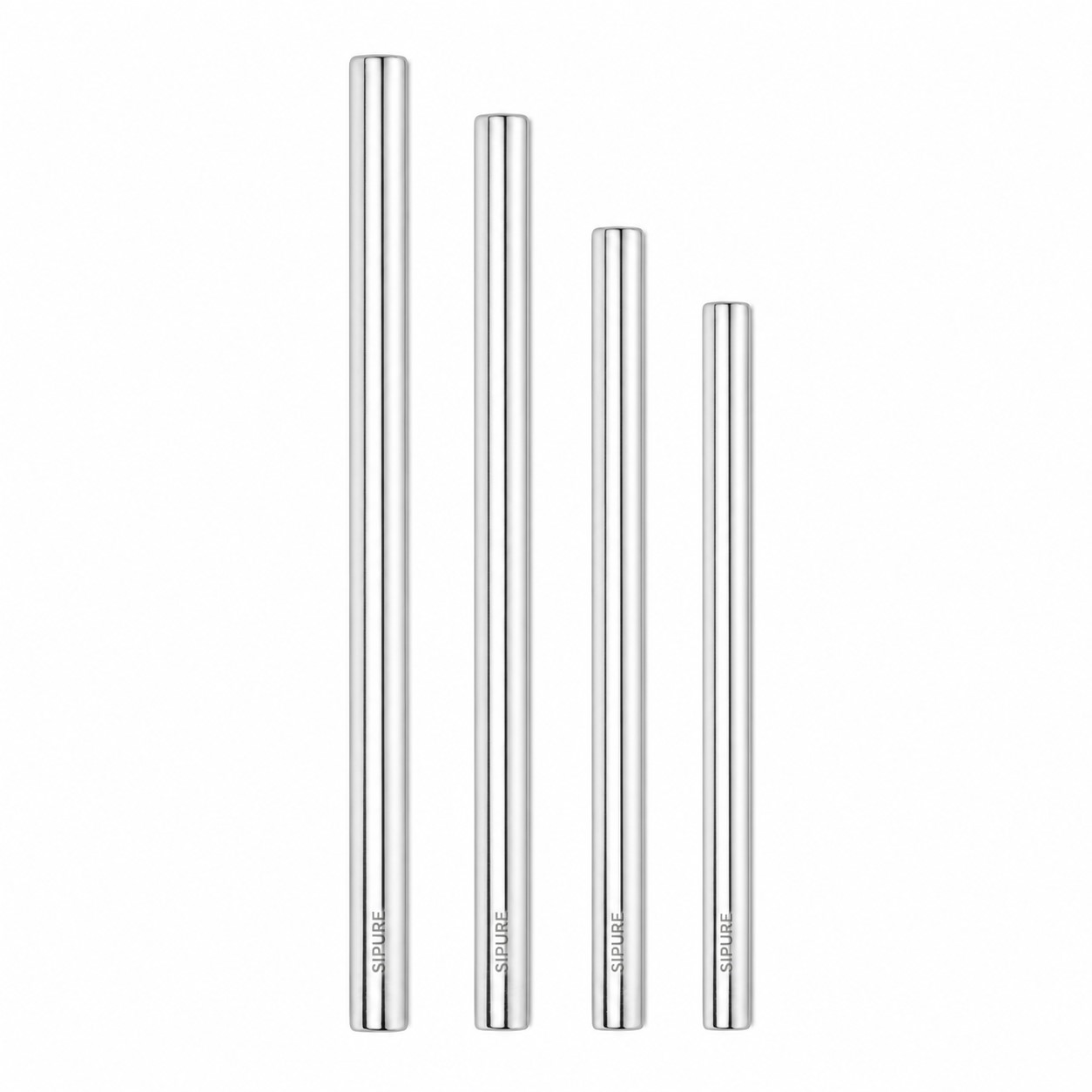 Handleless 304 Stainless Steel Dough Rolling Pin