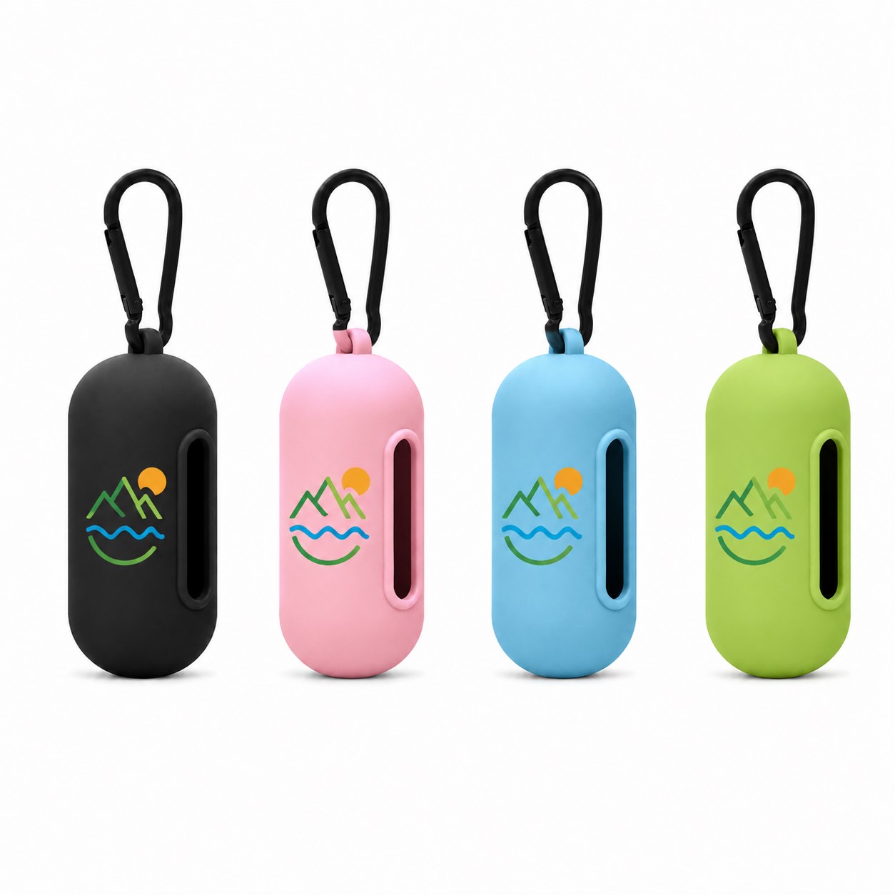 Silicone Dog Waste Bag Dispenser With Clip