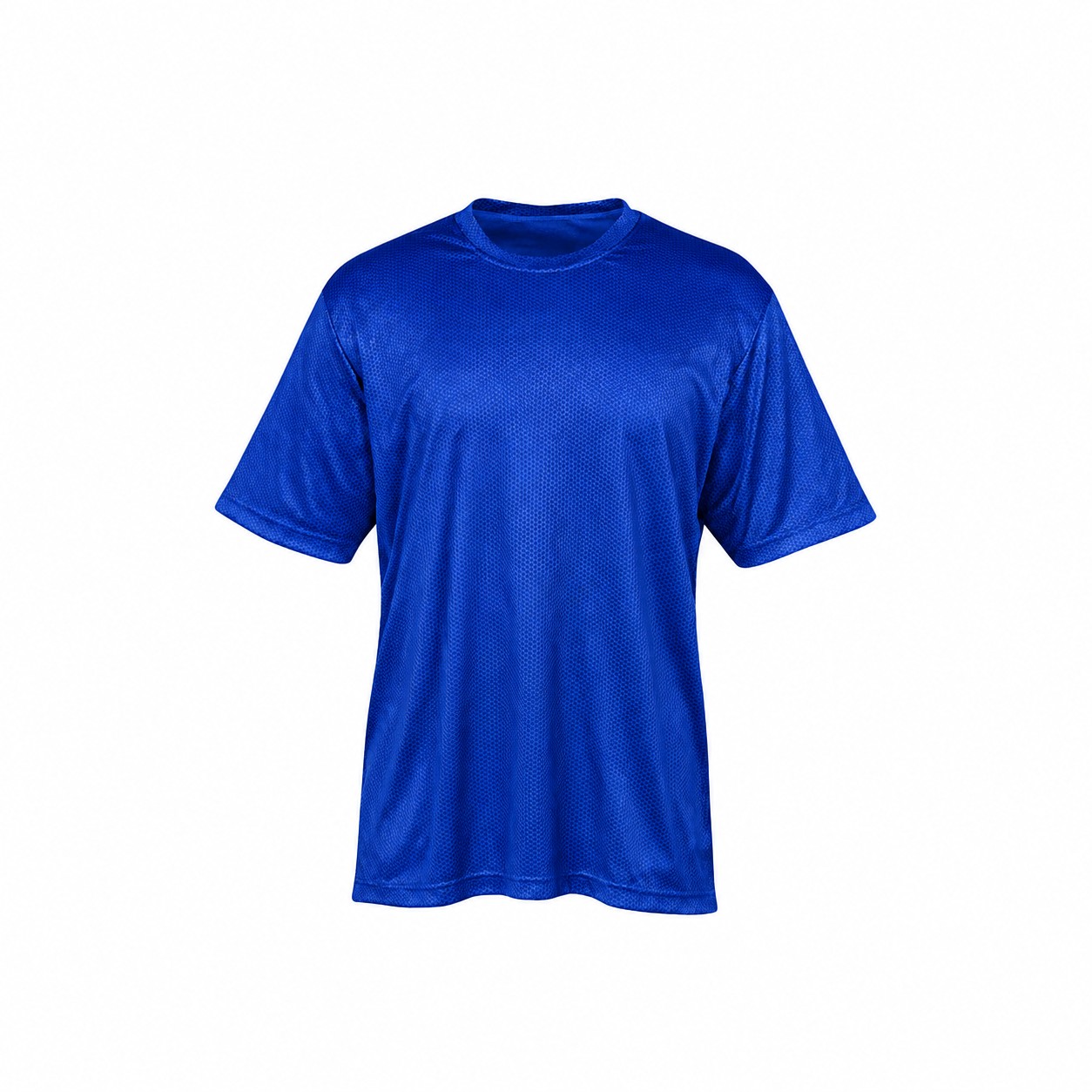 Men's Sublimated Camouflage Polyester Performance T-Shirt — Blue