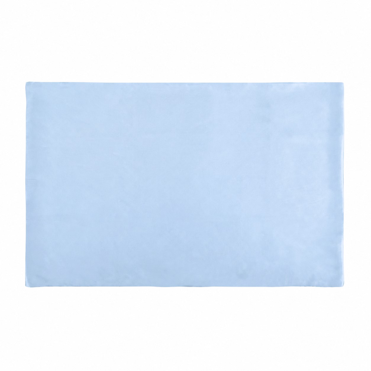 Envelope Closure Satin Pillowcase — Light Sky Blue