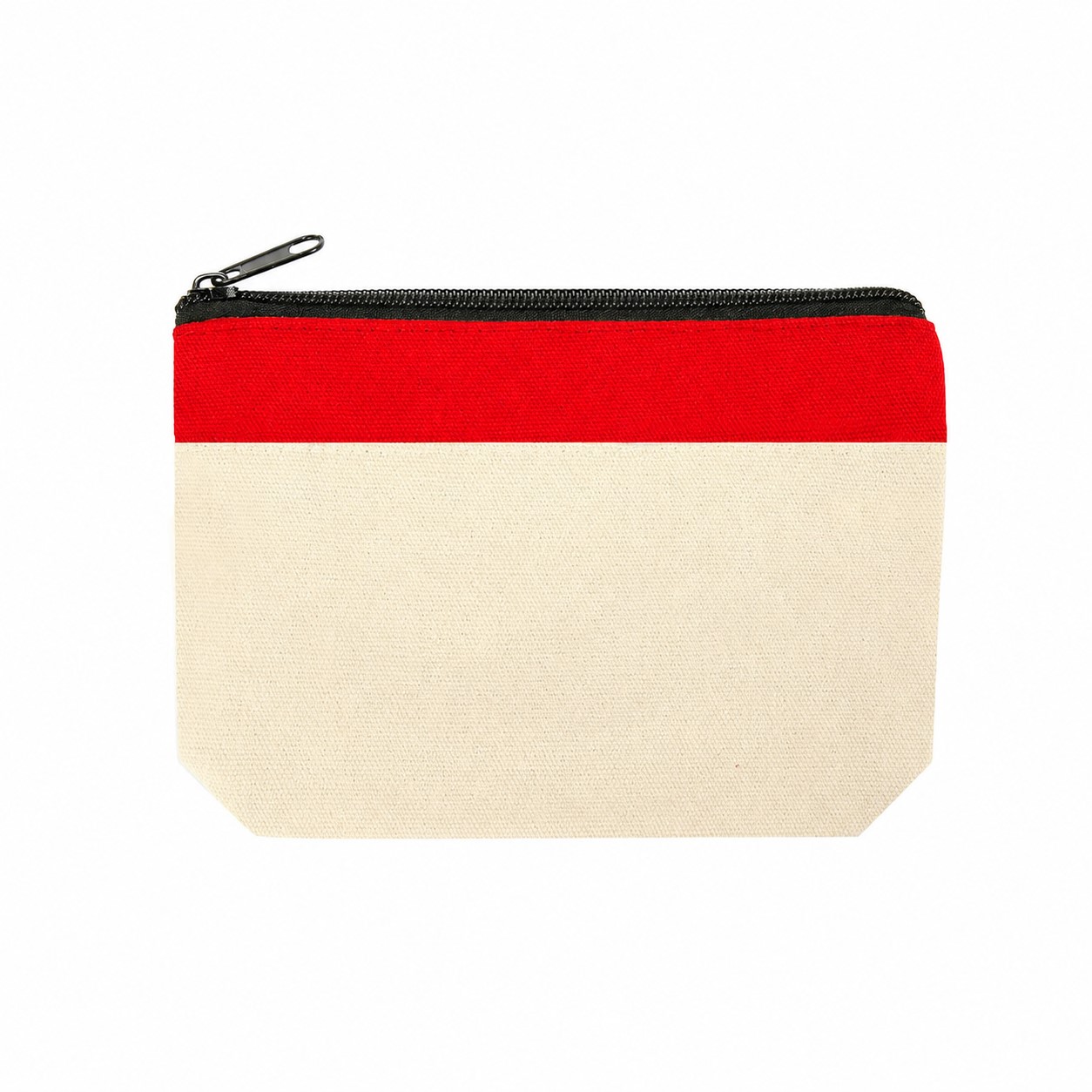 Zippered Storage Travel Pouch — Red