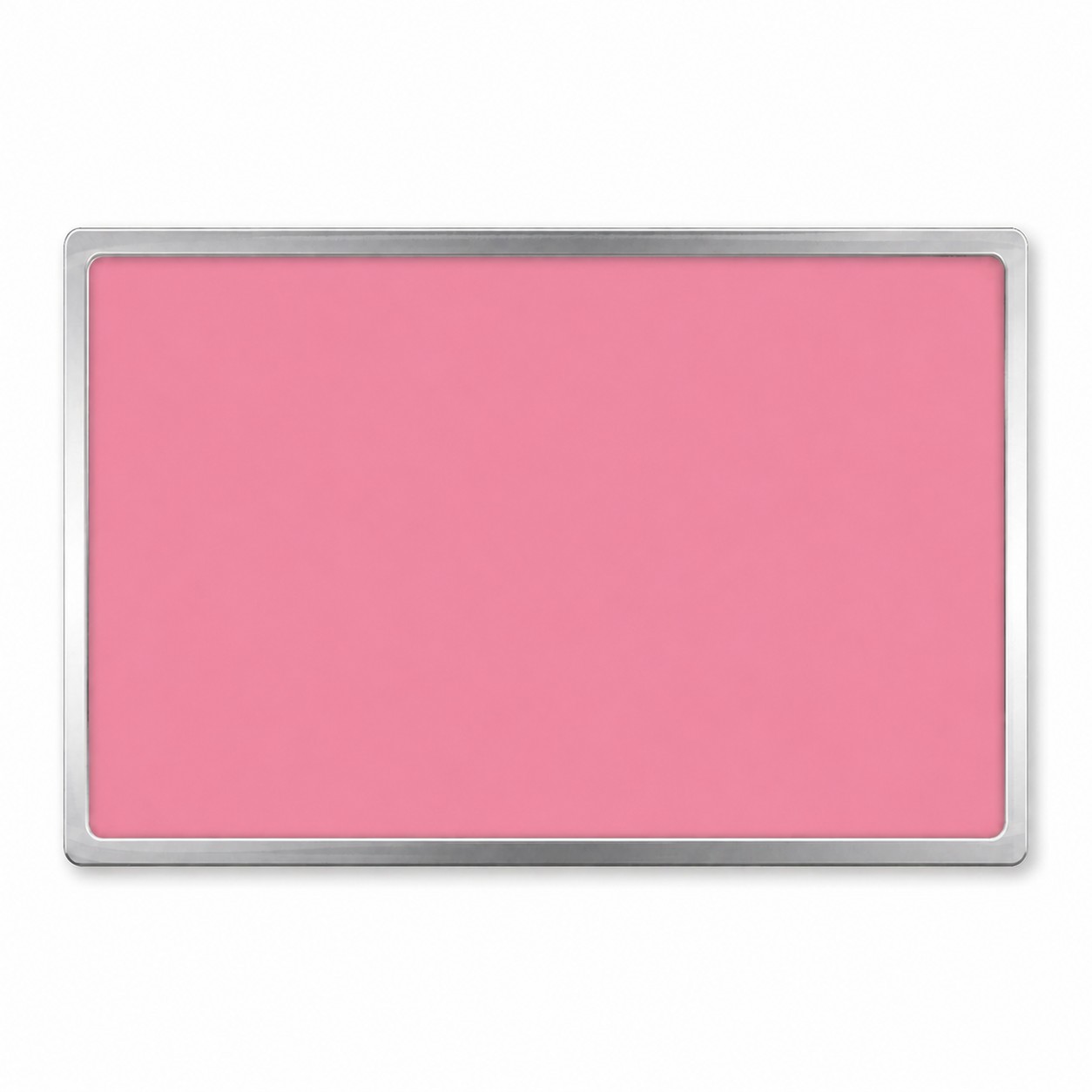 Rectangle Epoxy Dome Lapel Pin — Pink