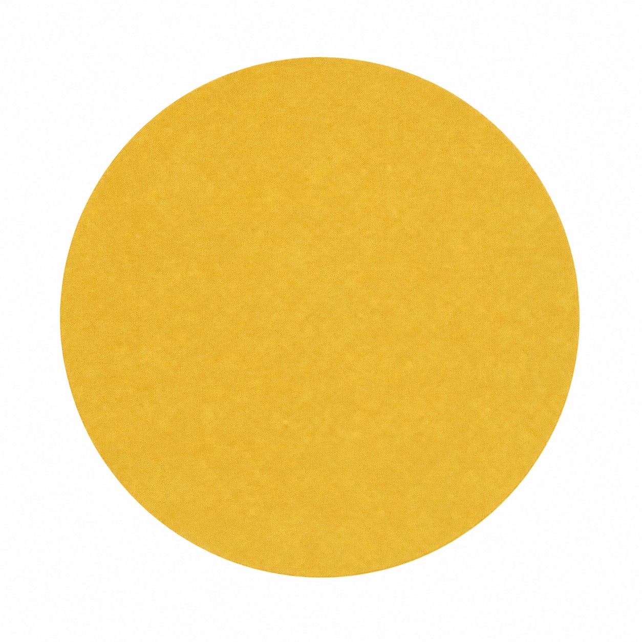 Eight Inch Round Fabric Mouse Pad — Gold