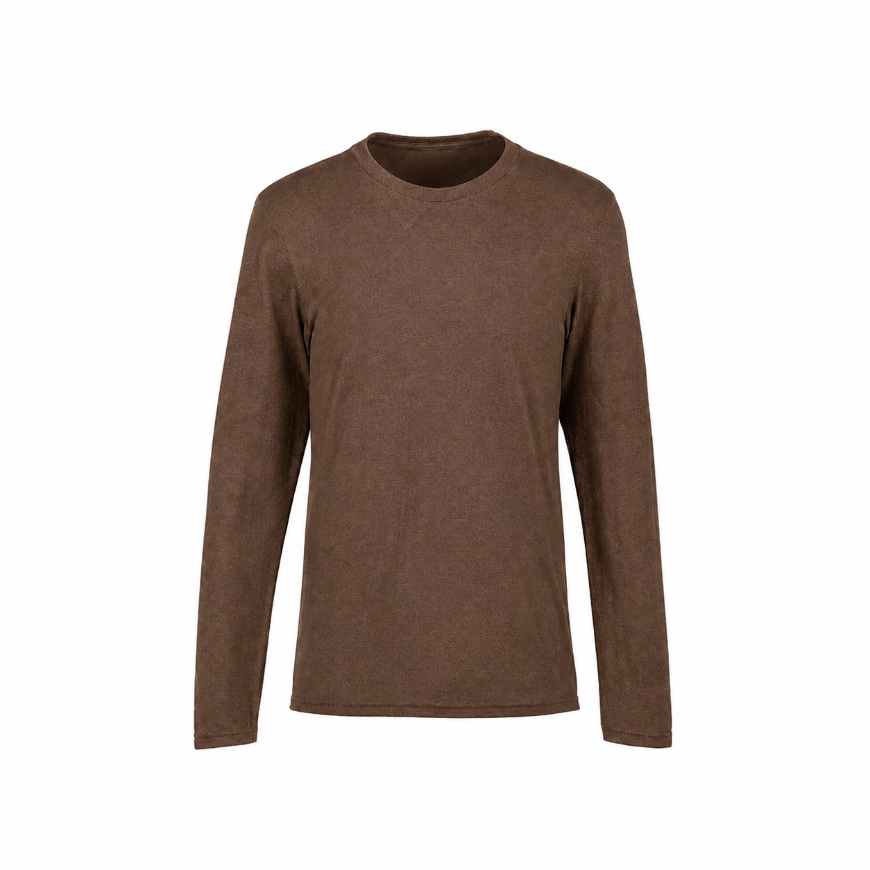 Tri Blend Long Sleeve T Shirt — Brown