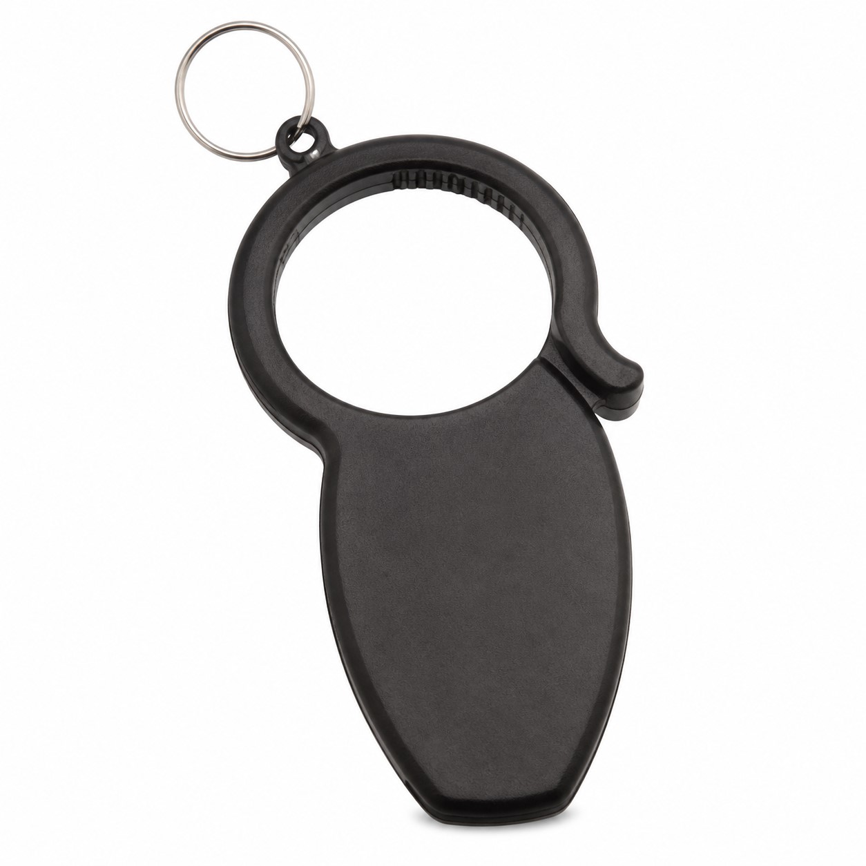 Compact Plastic Bottle And Can Opener Keychain — view 2