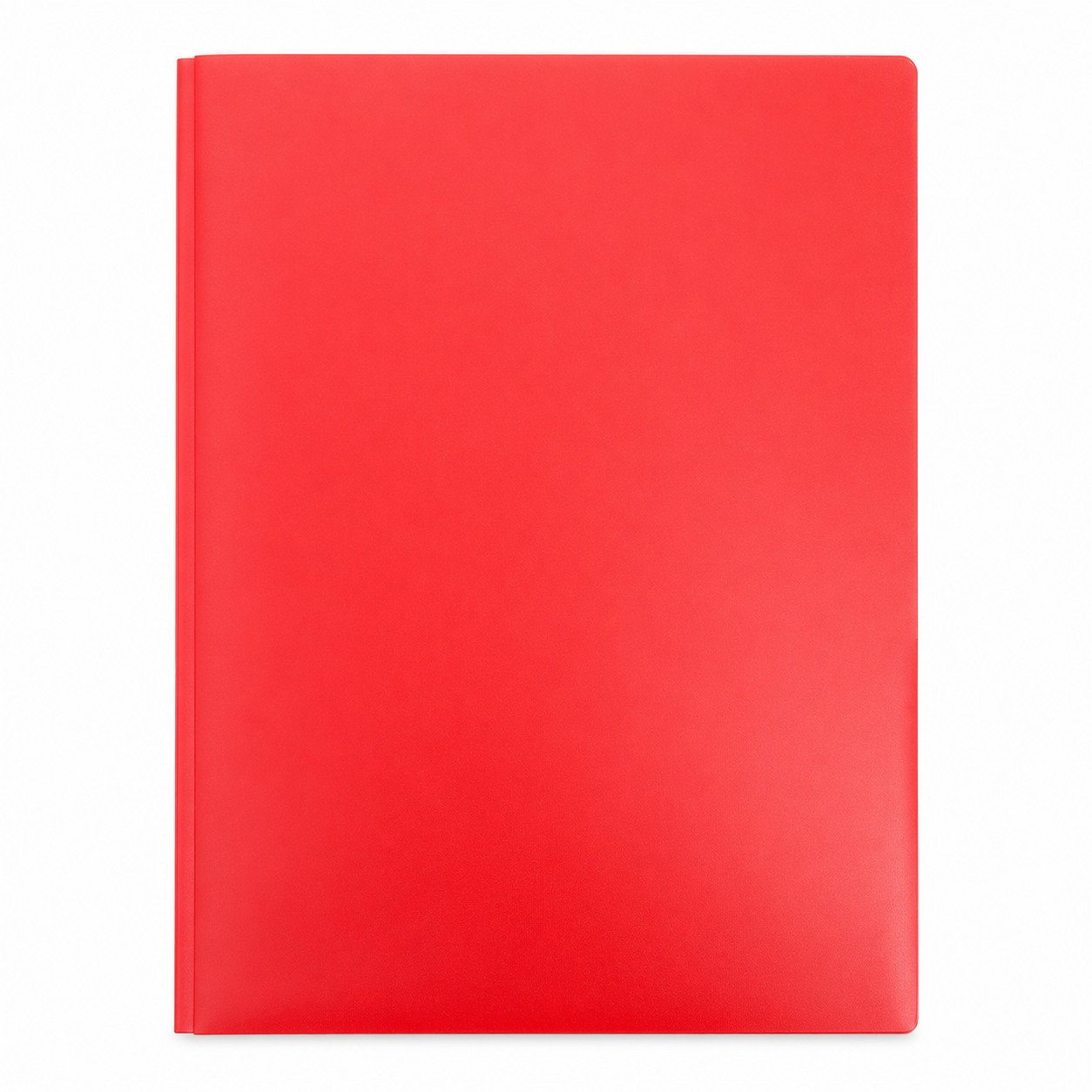 Two Pocket Plastic Folder With Prongs — view 2