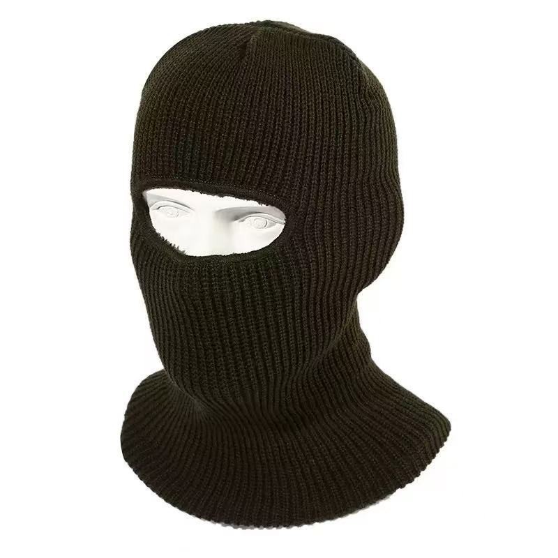 Polyester Knit Balaclava Beanie — view 2