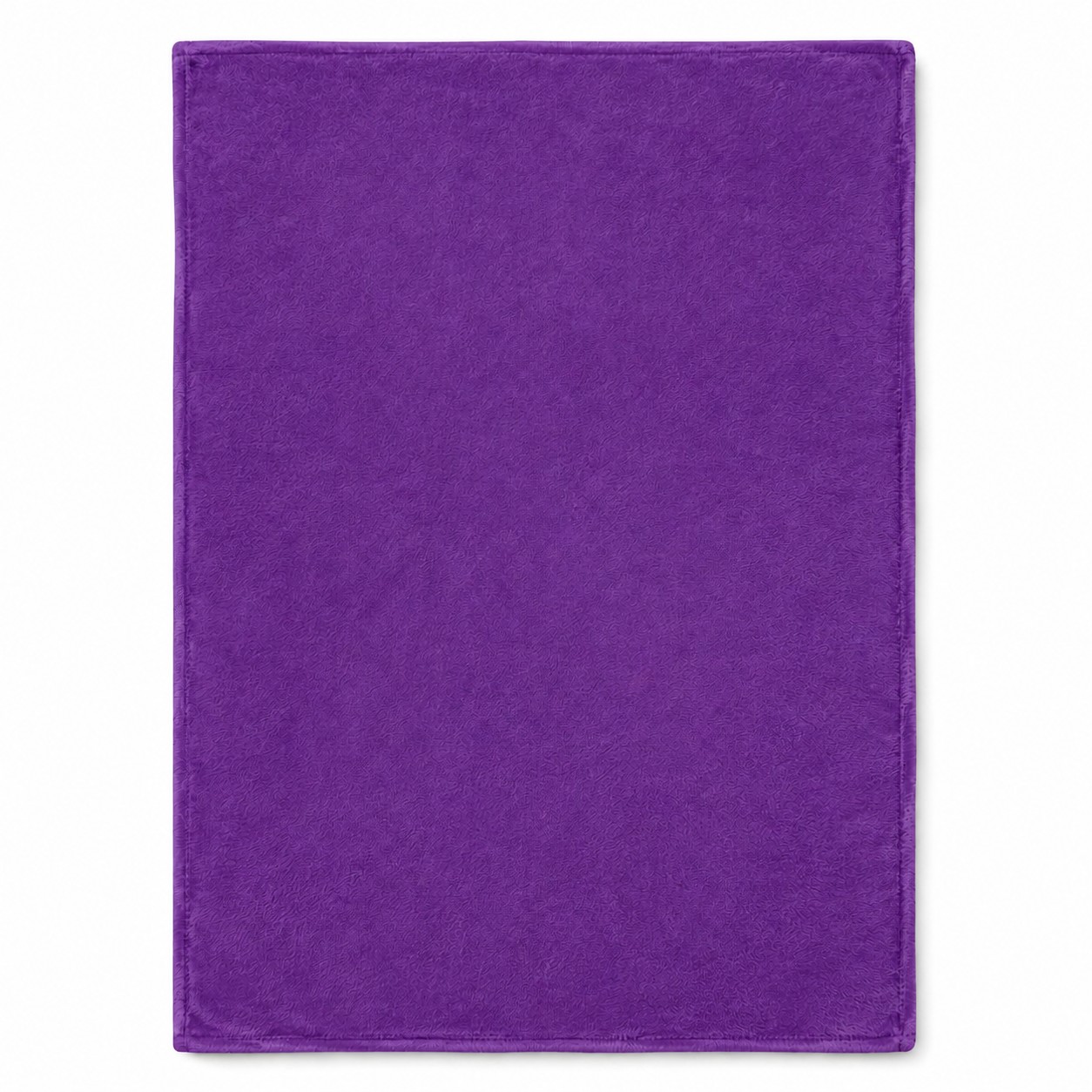 Soft Flannel Travel Blanket — Purple