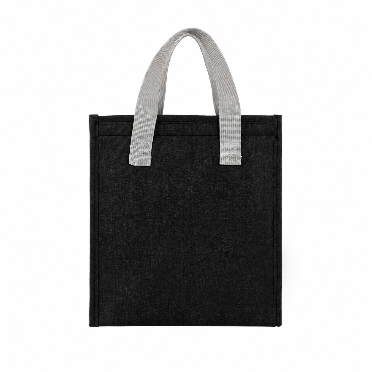Insulated Lunch Tote Bag — Black