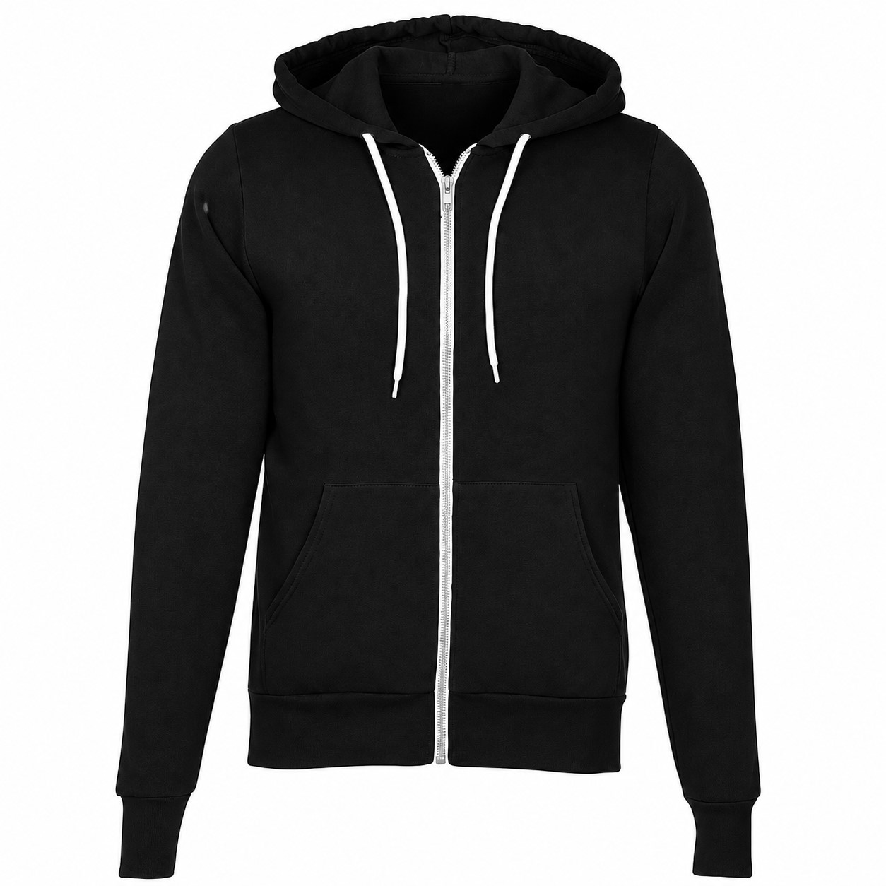 Ringspun Cotton Polyester Zip Hoodie — view 4