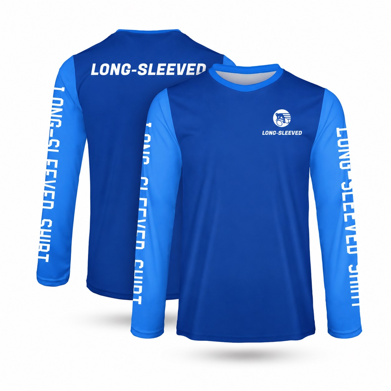 UPF Fishing Long Sleeve Shirt — Blue