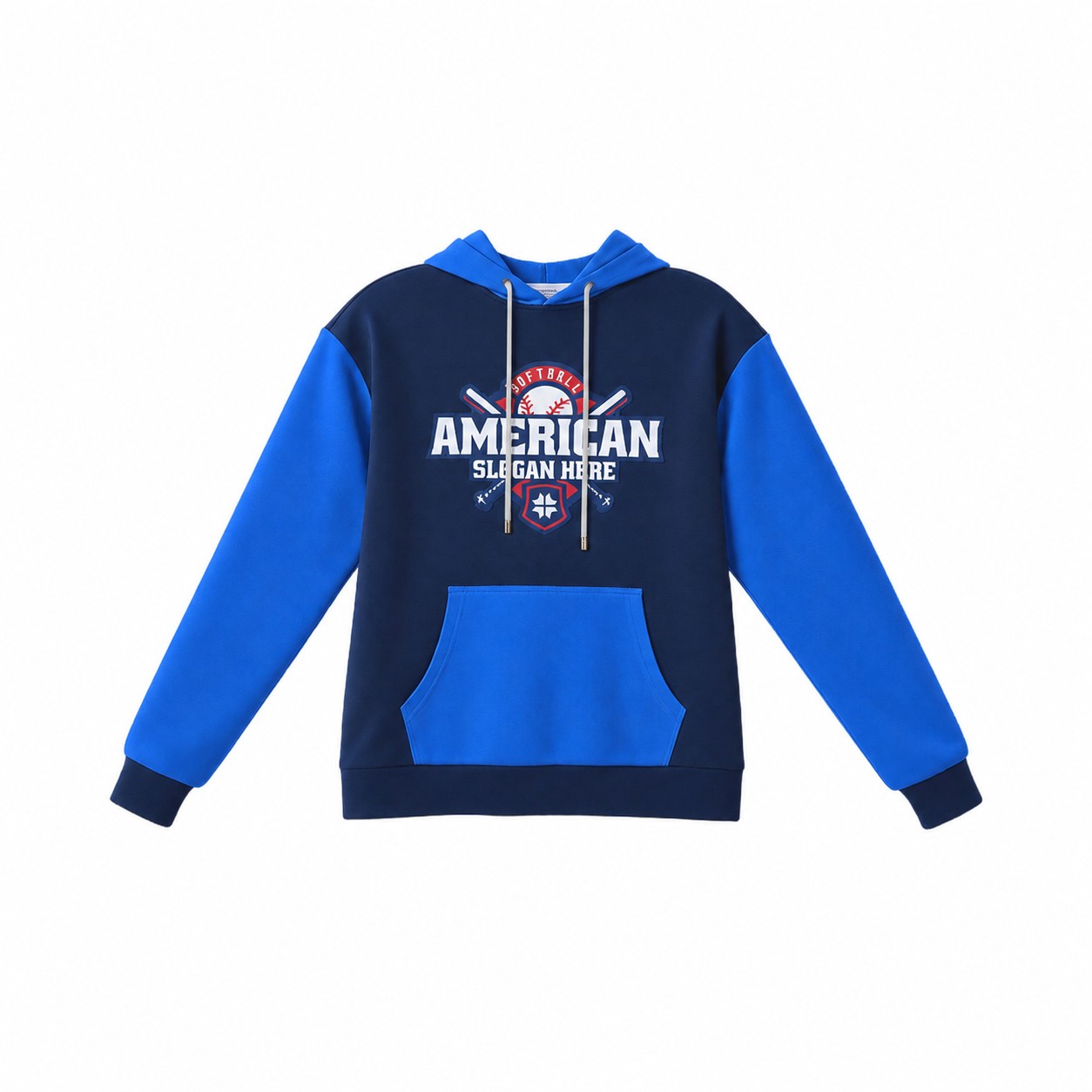 Composite Cotton Athletic Fit Hoodie — Blue