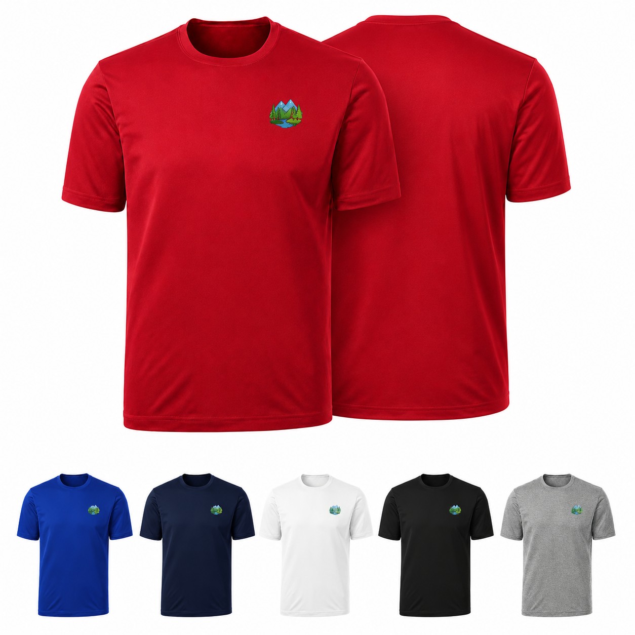 Men's Lightweight Polyester Athletic T-Shirt
