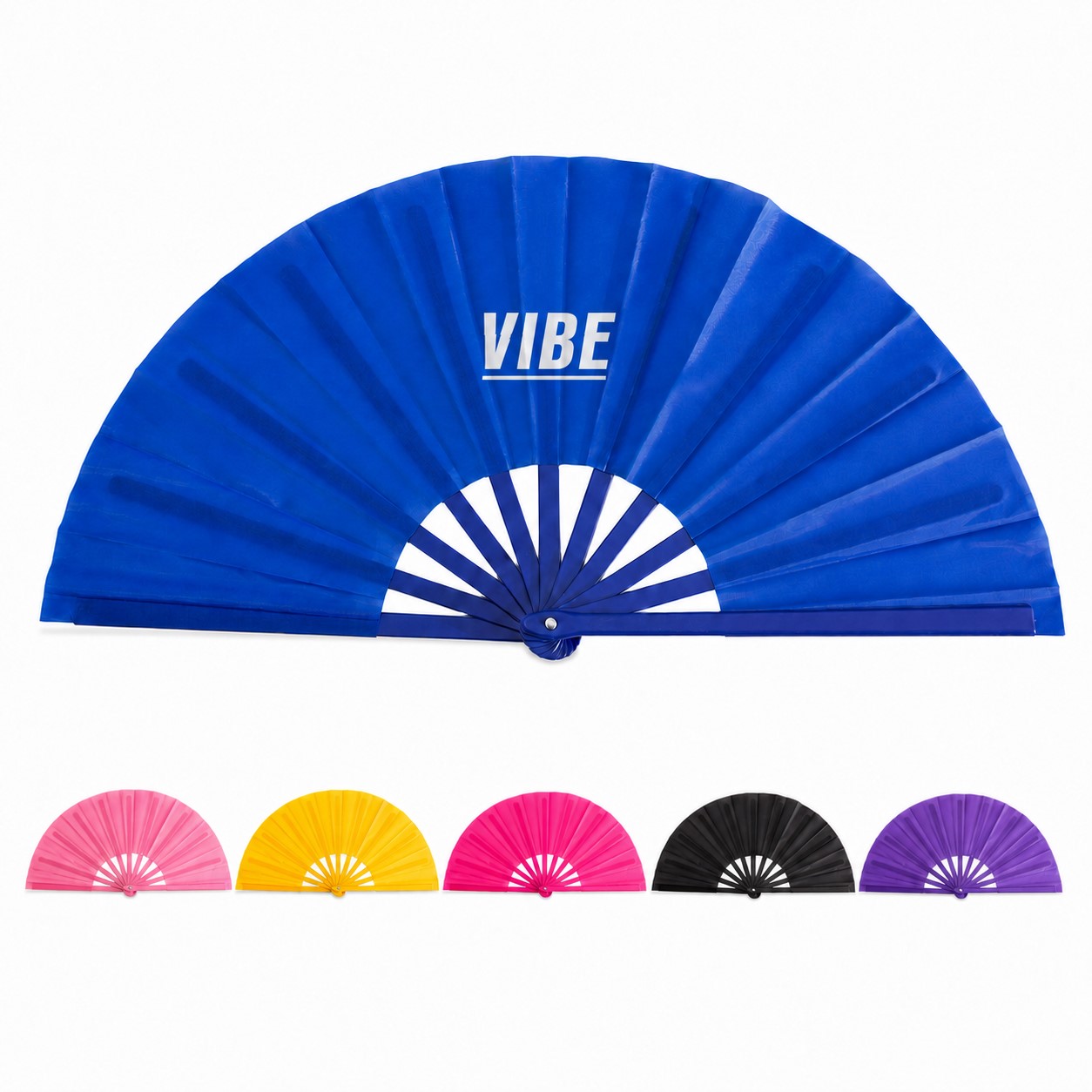 Large Foldable Plastic Hand Fan