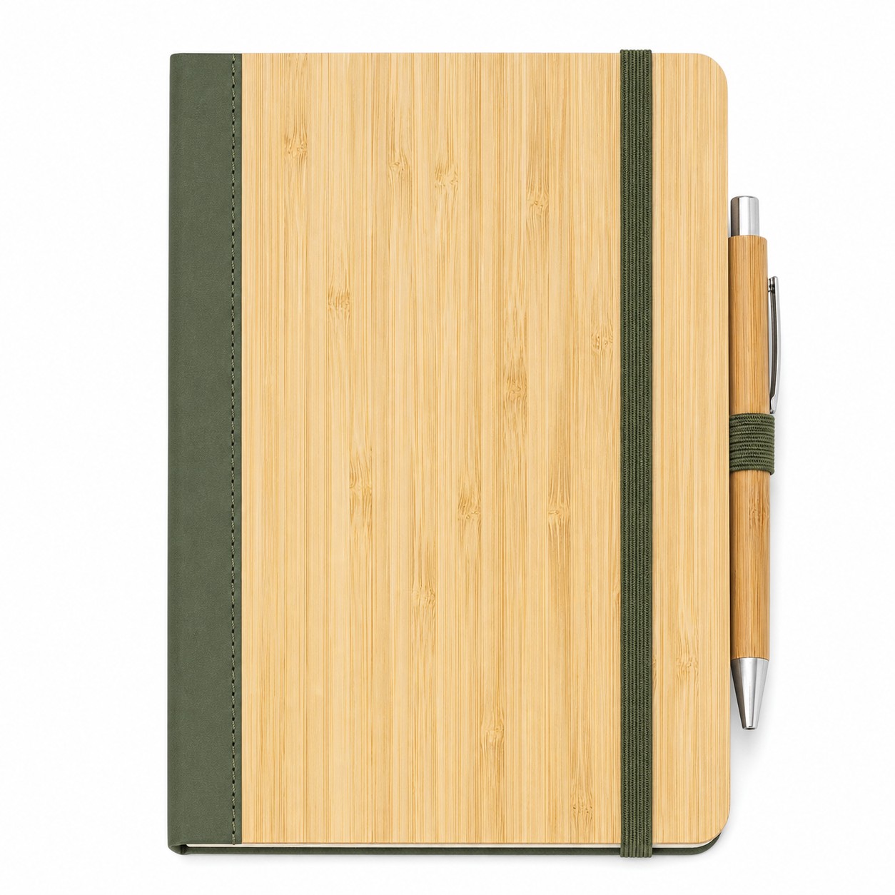 Bamboo Pen And Recycled Notebook Set — view 2