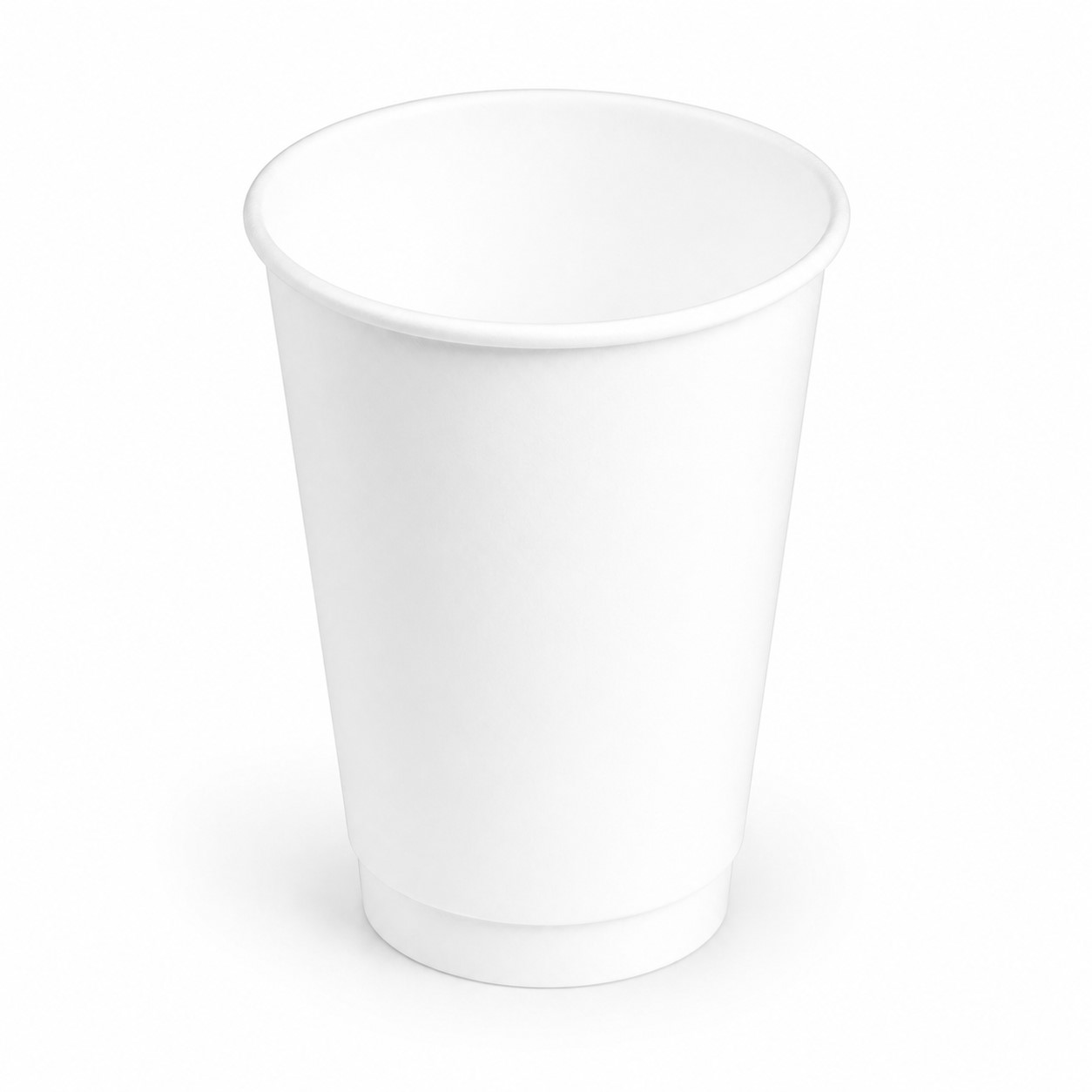 Sleeved Disposable Paper Drink Cup — White