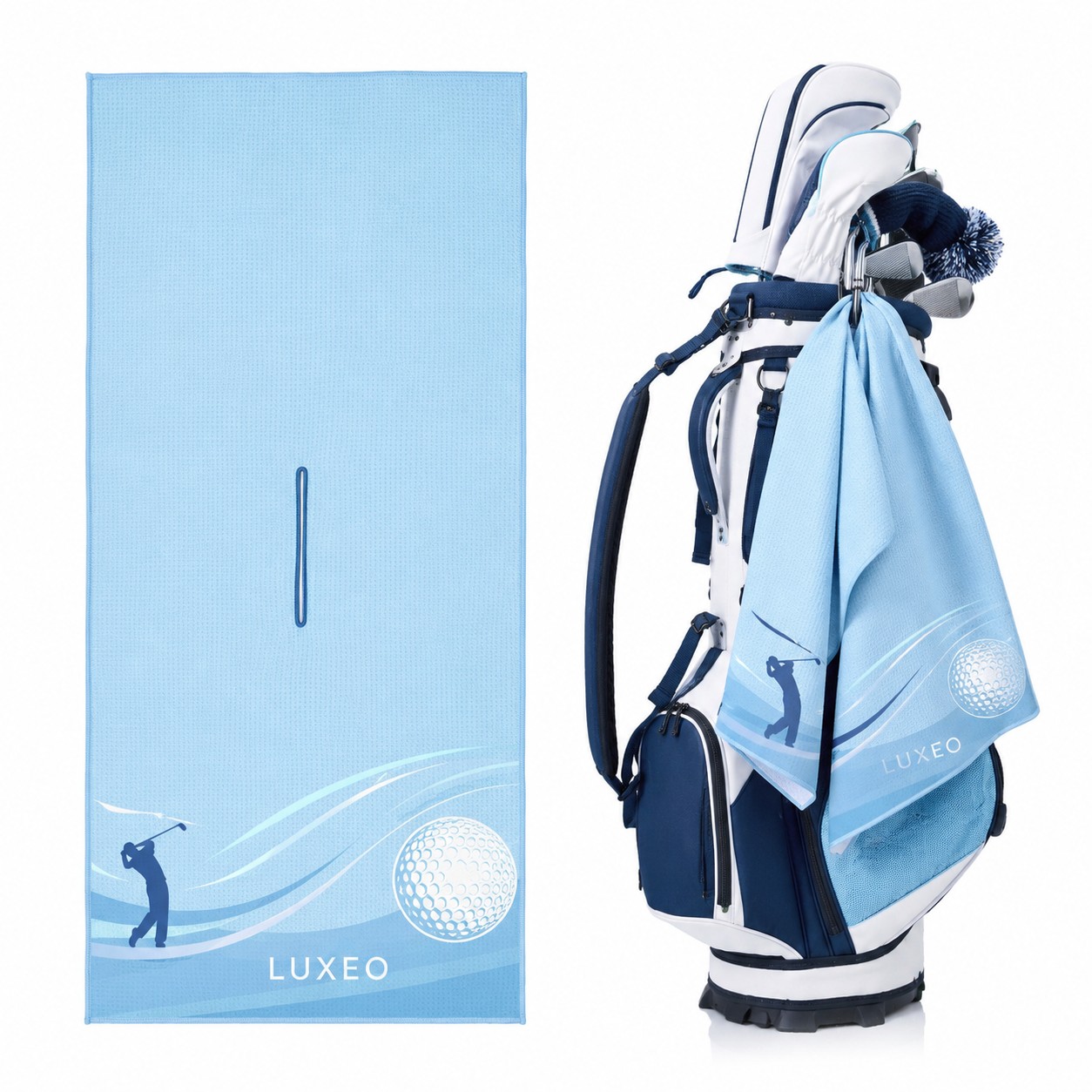 Microfiber Caddie Towel With Club Slit
