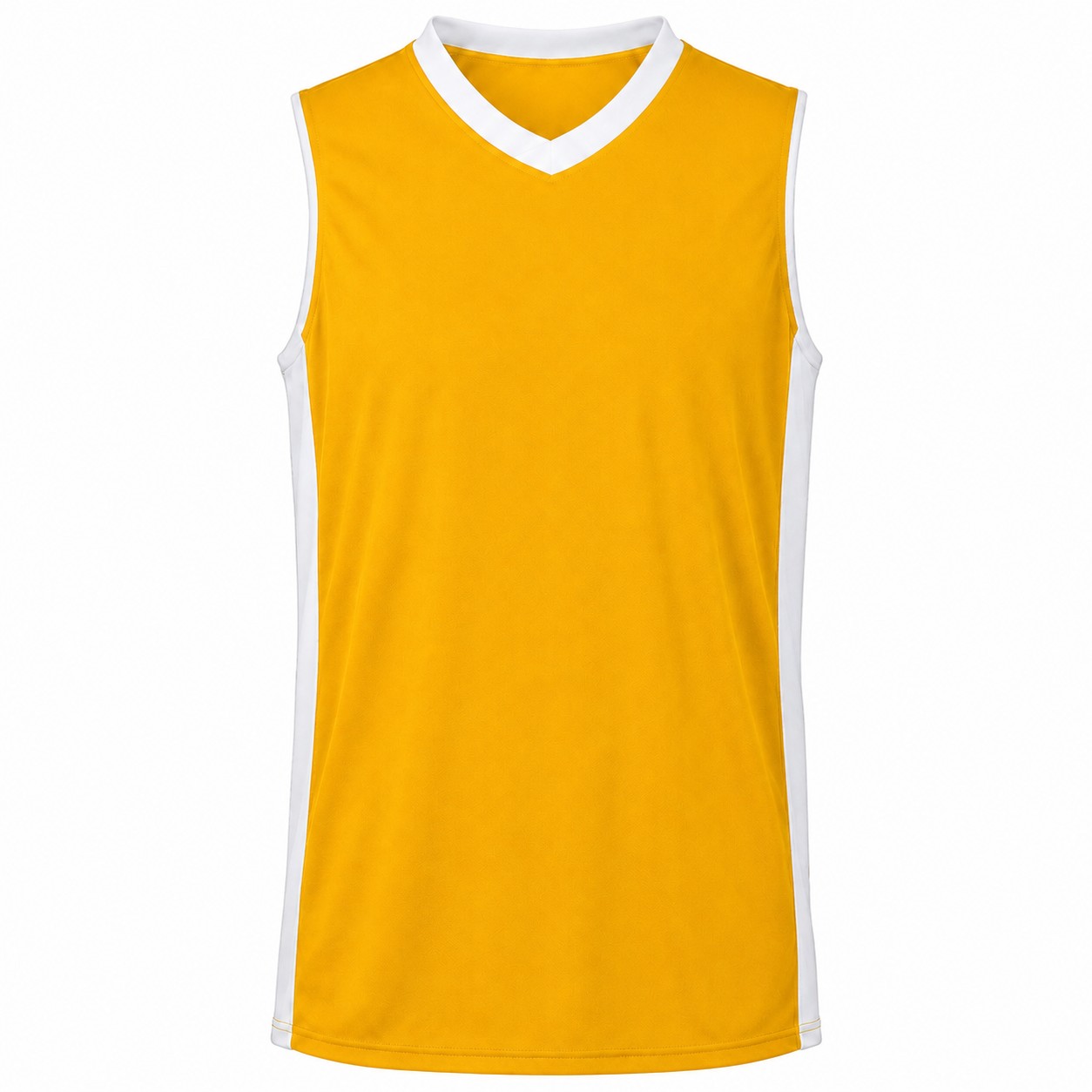 Men's Polyester Basketball Jersey — Gold
