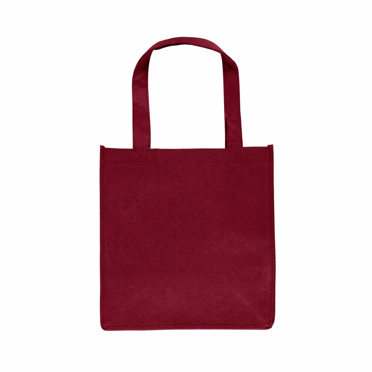 Grocery Tote Bag — Burgundy Red