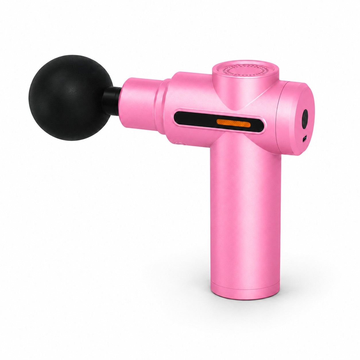 Compact Metal Massage Gun — Pink