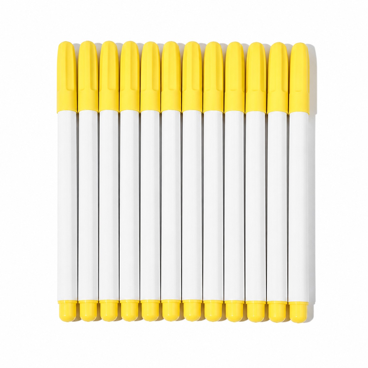 Fine Tip Plastic Dry Erase Marker Set — Yellow