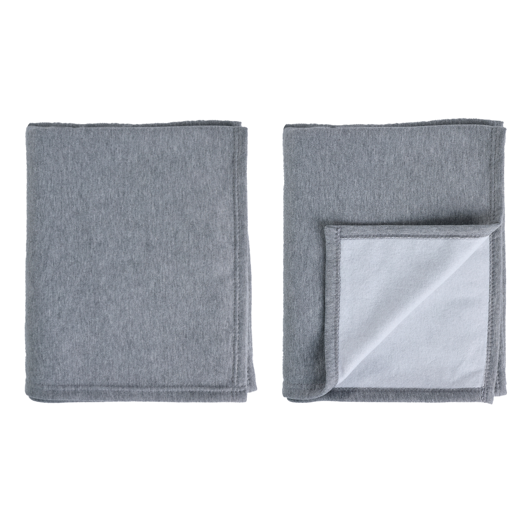 290GSM Sweatshirt Fleece Throw Blanket — view 2