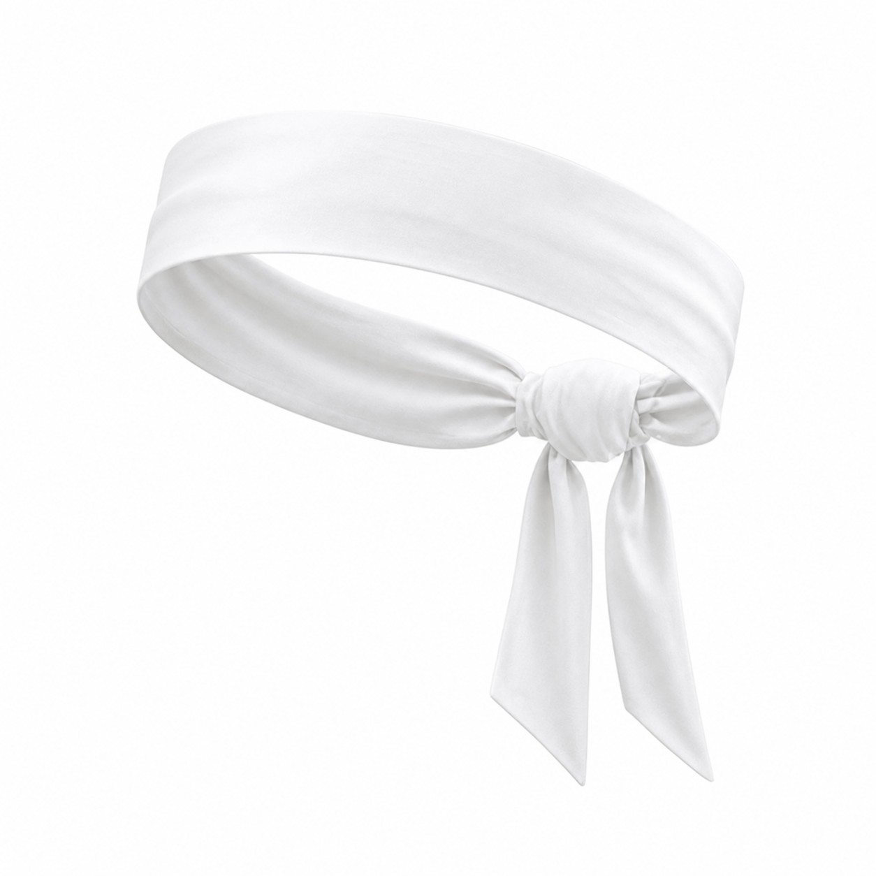 Polyester Patriotic Tie Bandana — White
