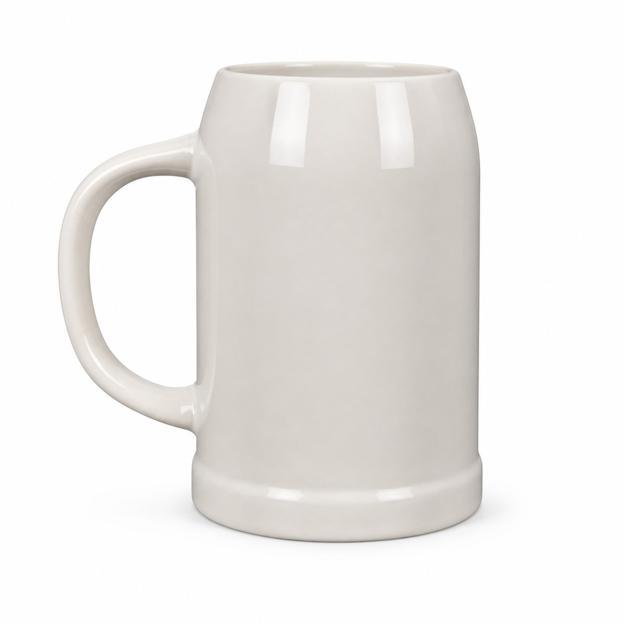 Ceramic 17 Oz Wide Base Beer Mug — view 2