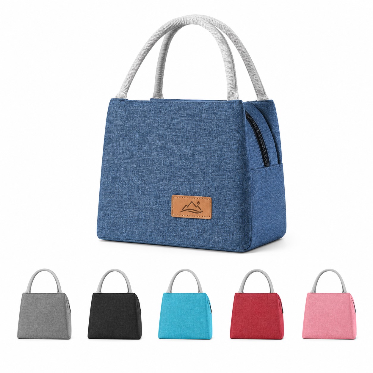 Structured Polyester Lunch Bag With Foil Lining