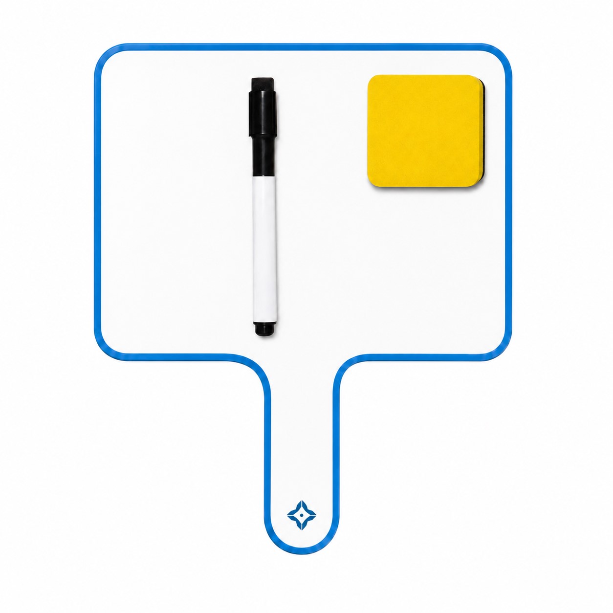 Wood Handheld Double Sided Dry Erase Board