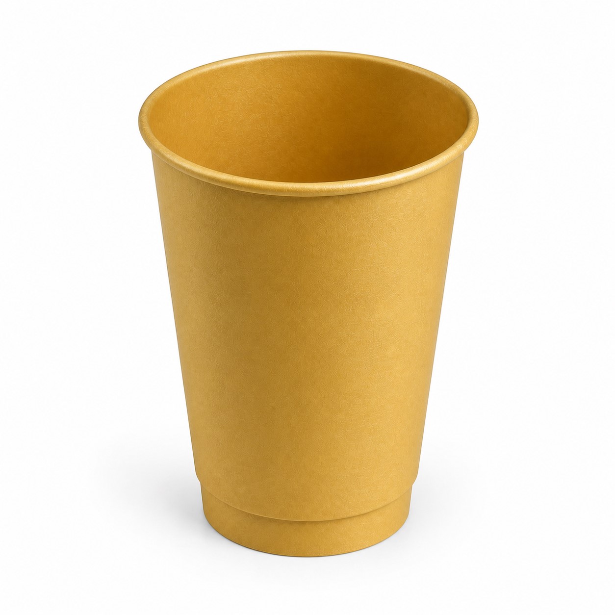 Sleeved Disposable Paper Drink Cup — Gold